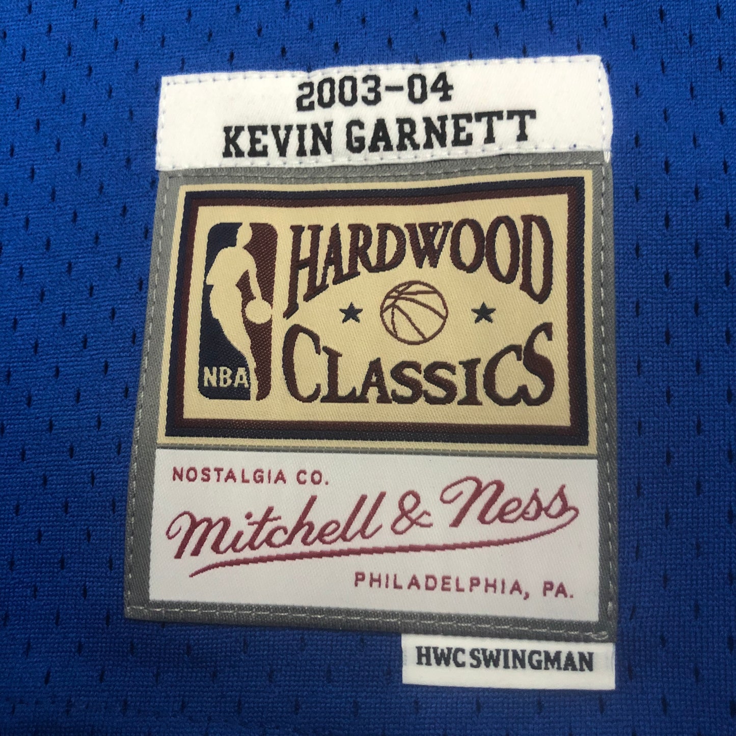 MN hot-pressed retro jersey: SW Timberwolves 03/04 season blue # 21 Garnett NBA | NBA | NBA | Betty ali Chinese suppliers