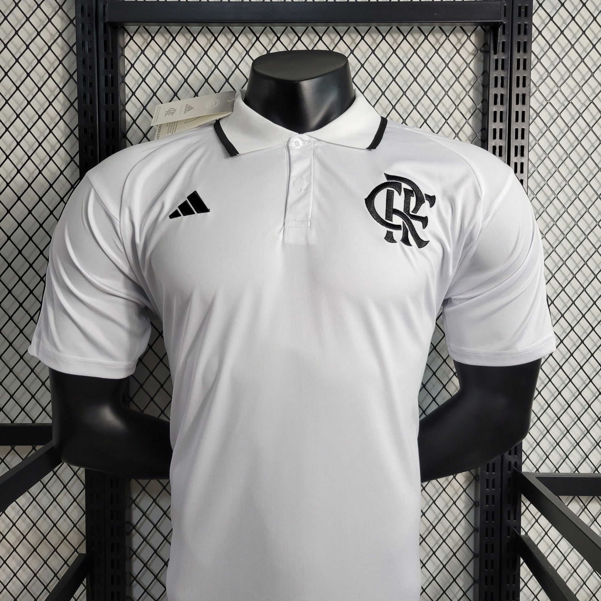 23-24 POLO Flamengo White Training Suit Size S-XXL（Men's Fan Edition） | 衬衫 | M1-1 | Betty ali Chinese suppliers