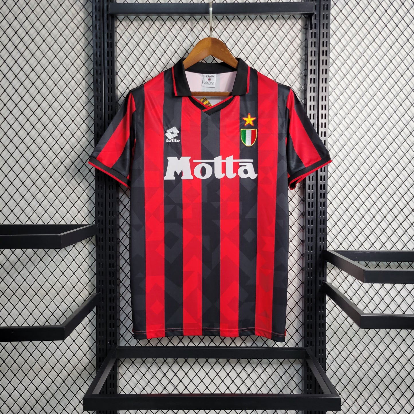 Retro 93-94 AC Milan Home Size S-XXL | 复古/Retro | R | Betty ali Chinese suppliers