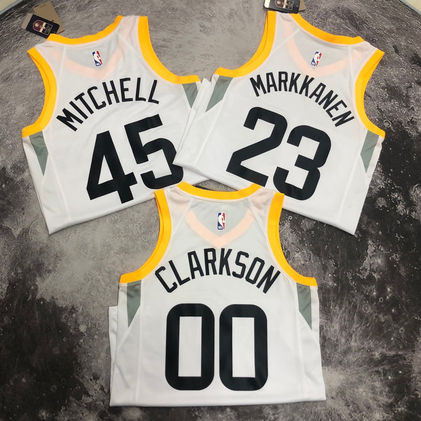 23 season jazz home white  NBA : #45 #23 #00 | NBA | NBA | Betty ali Chinese suppliers