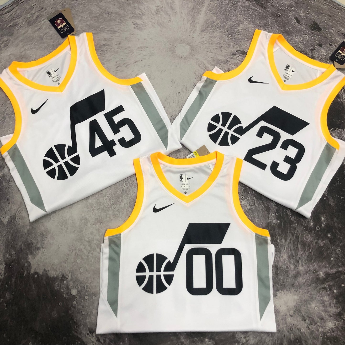 23 season jazz home white  NBA : #45 #23 #00 | NBA | NBA | Betty ali Chinese suppliers