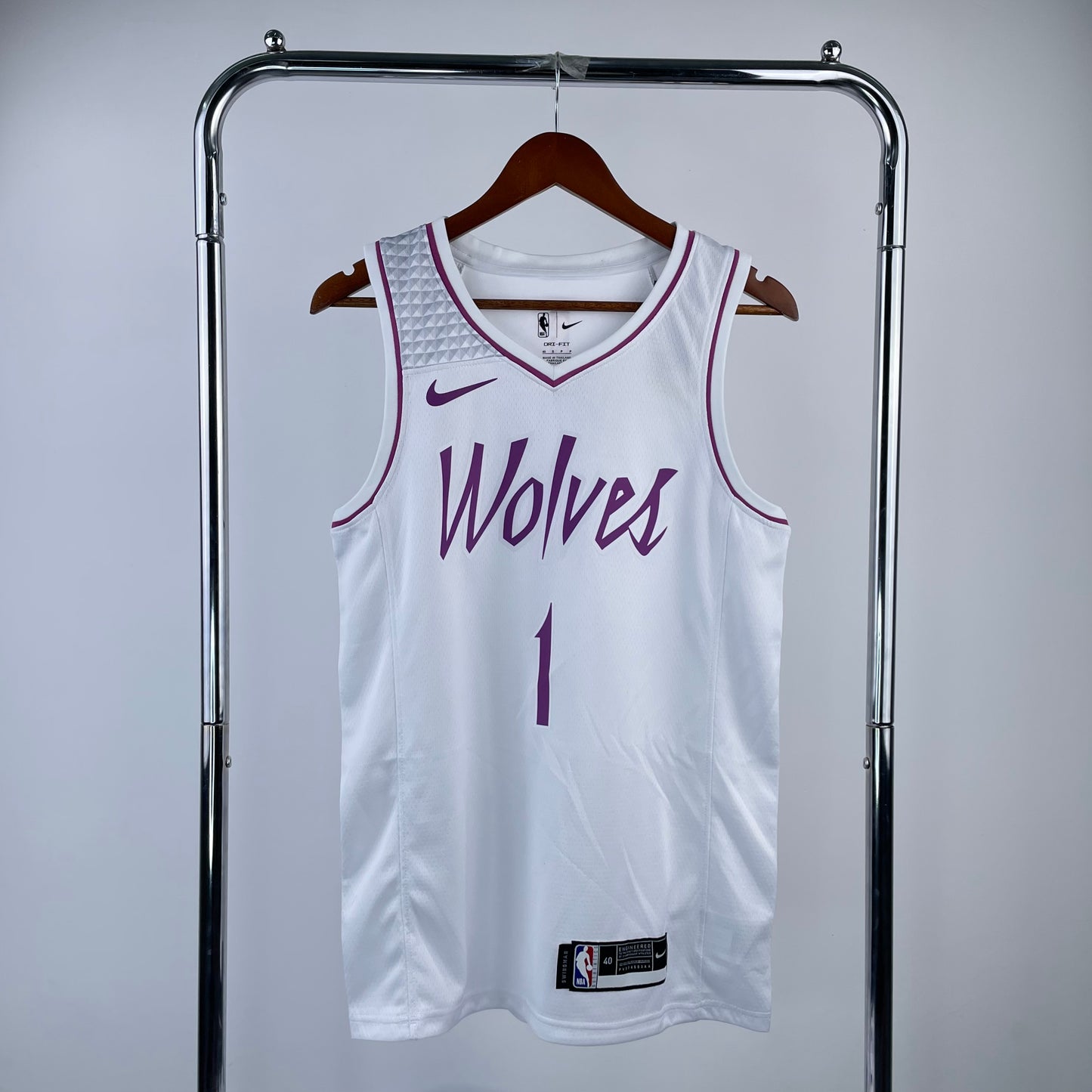 Timberwolves white pink  NBA : #25 #1#0 | NBA | NBA | Betty ali Chinese suppliers