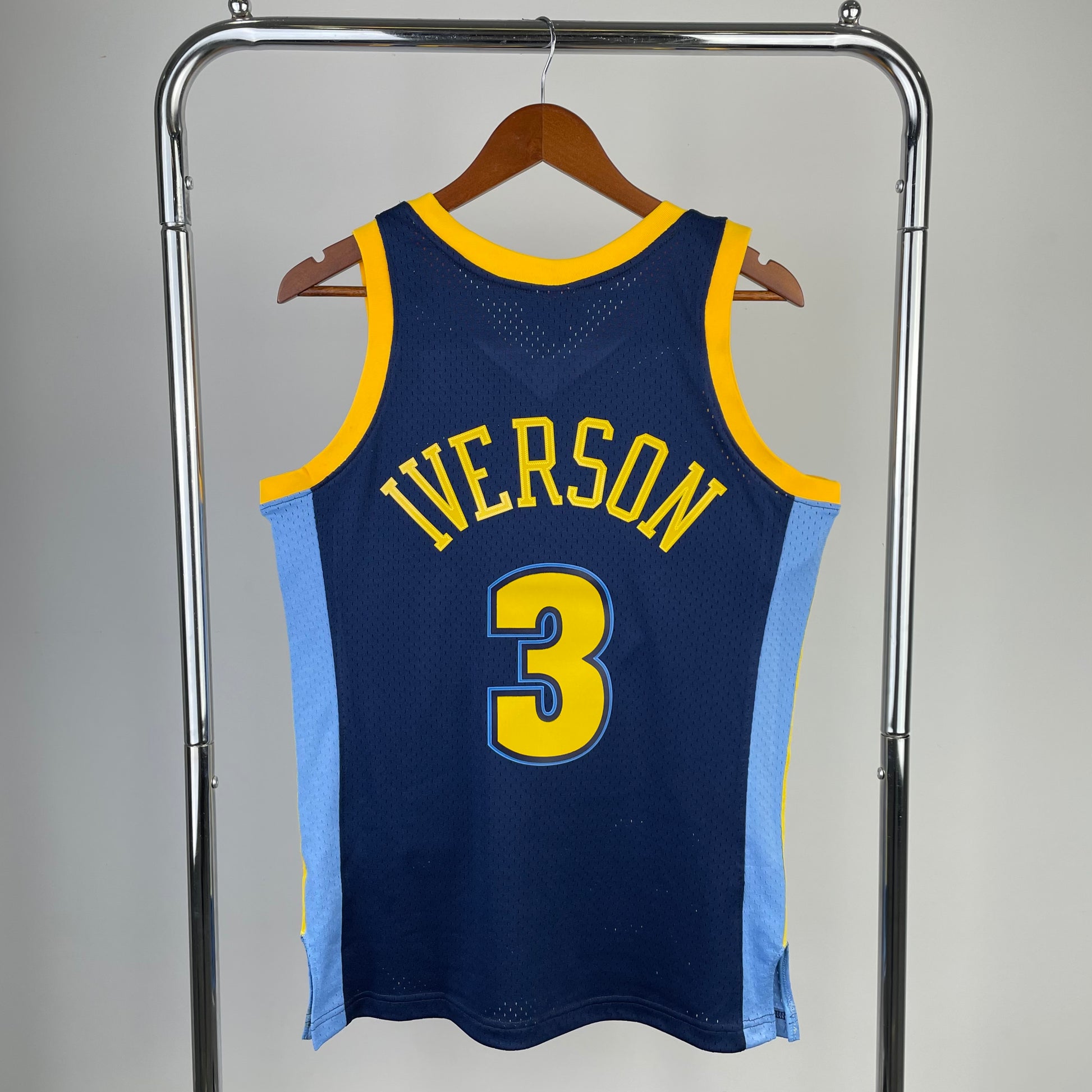 MN hot-pressed retro jersey: SW Nuggets 06/07 season navy blue NBA : #15 #3 | NBA | NBA | Betty ali Chinese suppliers