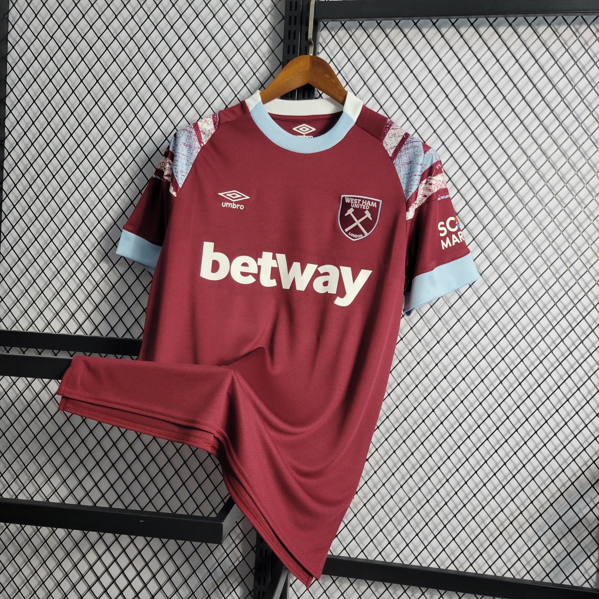 22/23 West Ham home size S-3XL（Men's Fan Edition） | 衬衫 | Betty ali Chinese suppliers