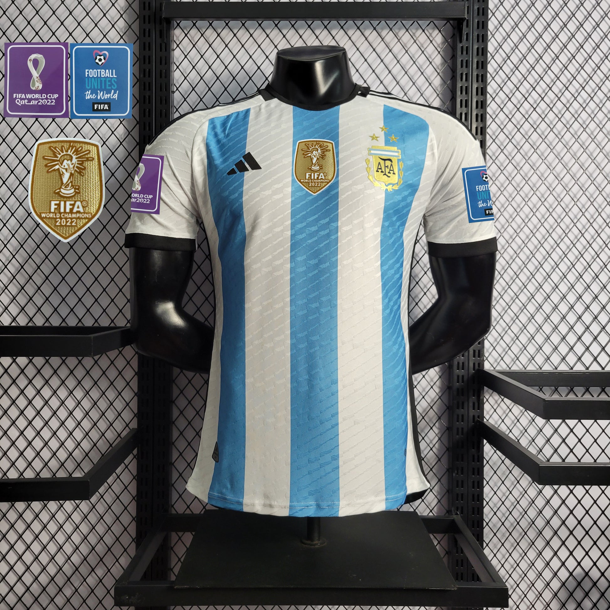 2022 World Cup Argentina home 3-star competition player | 衬衫 | P3-9 | Betty ali Chinese suppliers