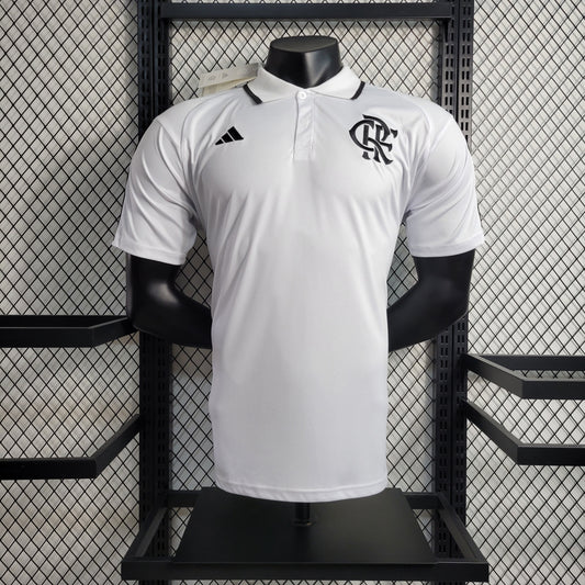 23-24 POLO Flamengo White Training Suit Size S-XXL（Men's Fan Edition） | 衬衫 | M1-1 | Betty ali Chinese suppliers