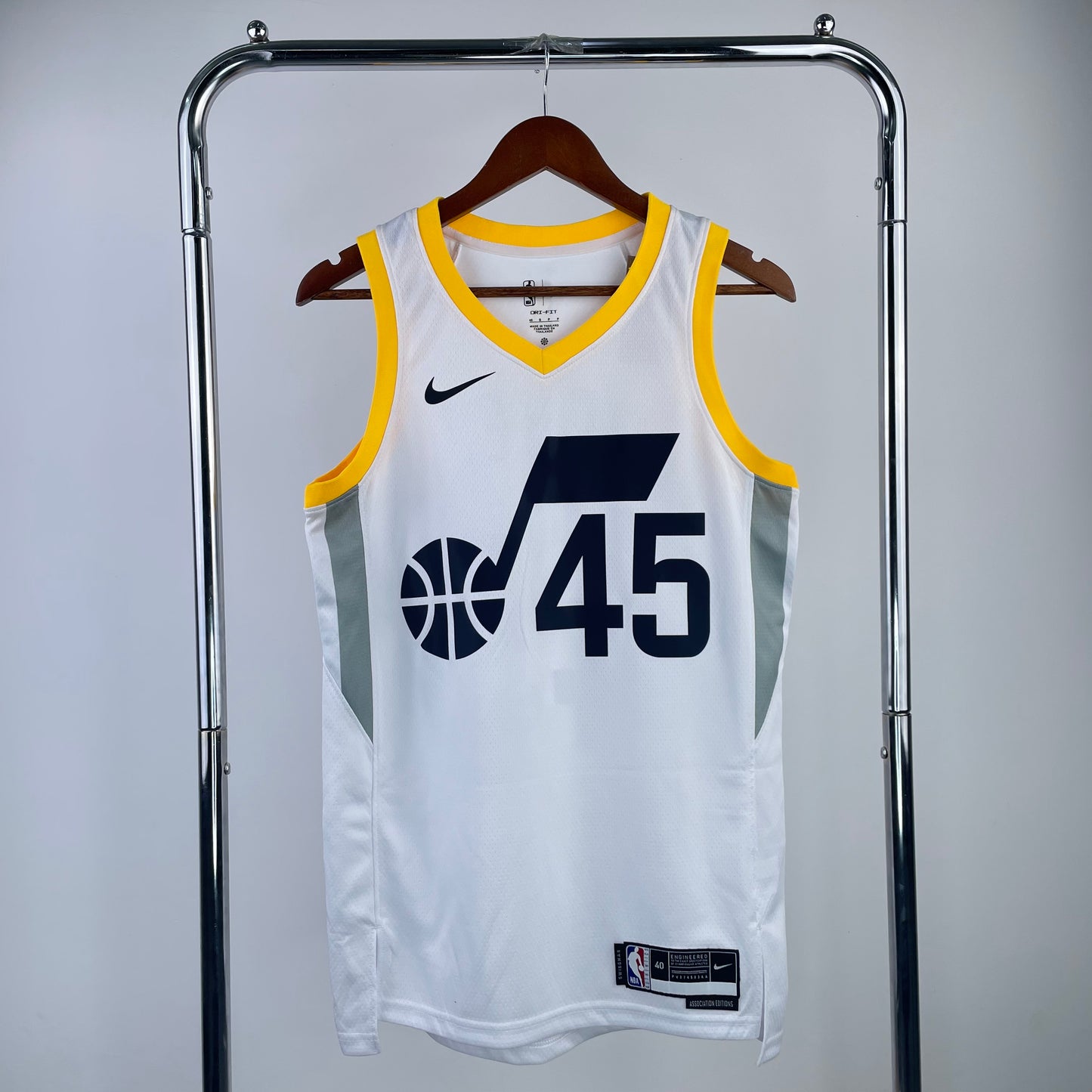 23 season jazz home white  NBA : #45 #23 #00 | NBA | NBA | Betty ali Chinese suppliers