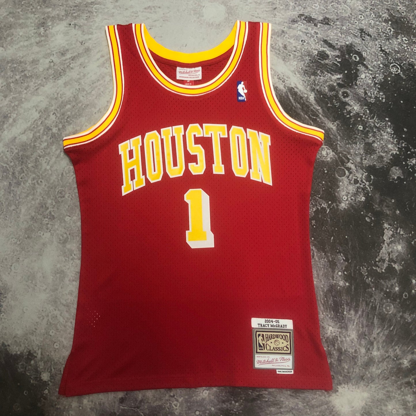 MN hot-pressed retro jersey: SW Rockets 04/05 season red #1 McGradyNBA | NBA | NBA | Betty ali Chinese suppliers