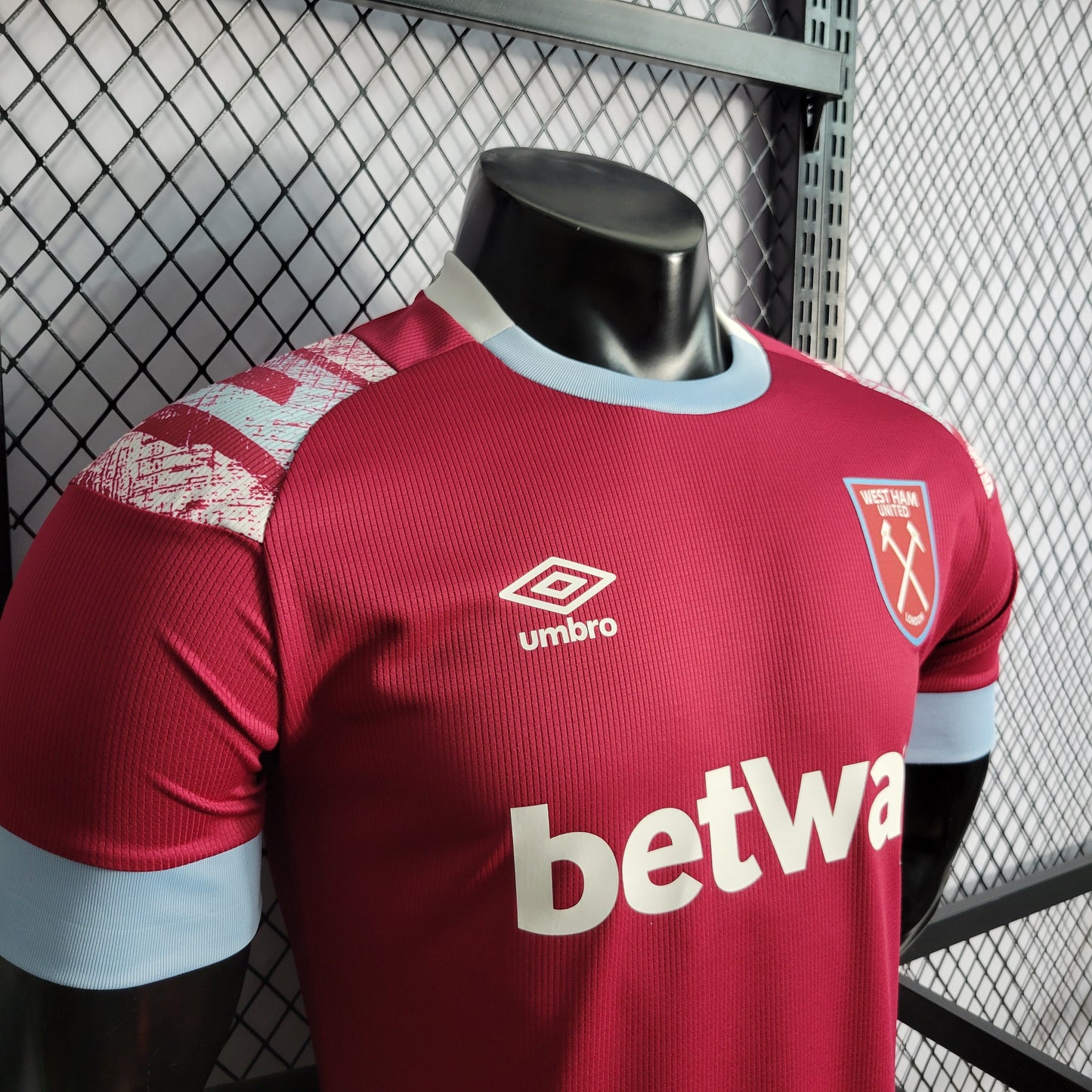 22/23 Player West Ham home S-XXL | 衬衫 | p2-1 | Betty ali Chinese suppliers