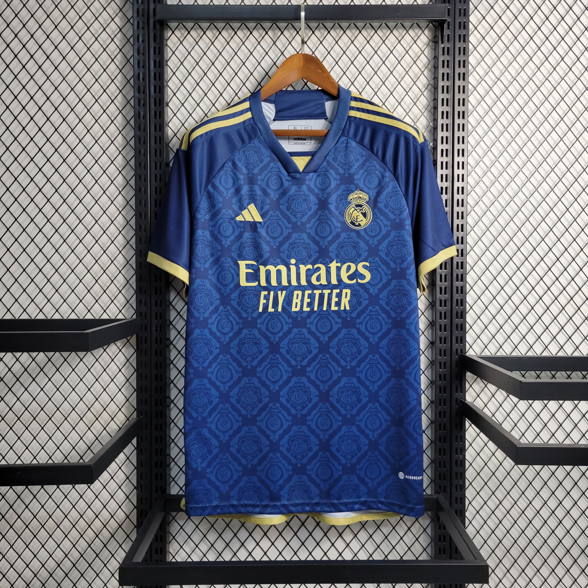 23-24 Real Madrid Royal Blue Size S-XXL（Men's fan version） | 衬衫 | M2-3 | 中国供应商