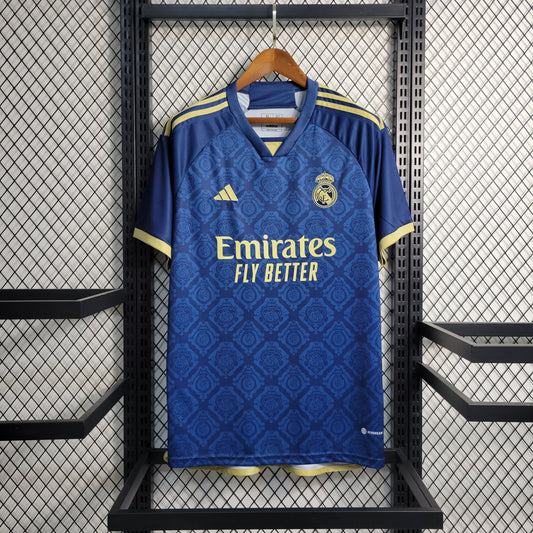 23-24 Real Madrid Royal Blue Size S-XXL（Men's fan version） | 衬衫 | M2-3 | 中国供应商