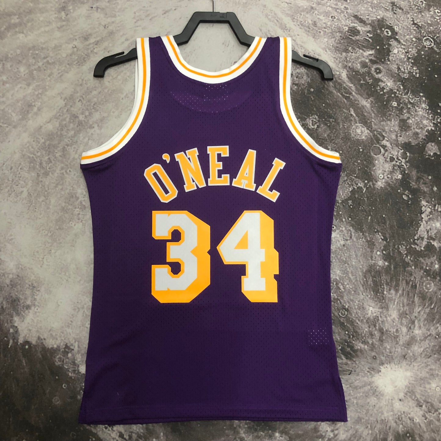 MN hot-pressed retro jersey: SW Lakers 96/97 season round neck purple NBA : #34 | NBA | NBA | Betty ali Chinese suppliers