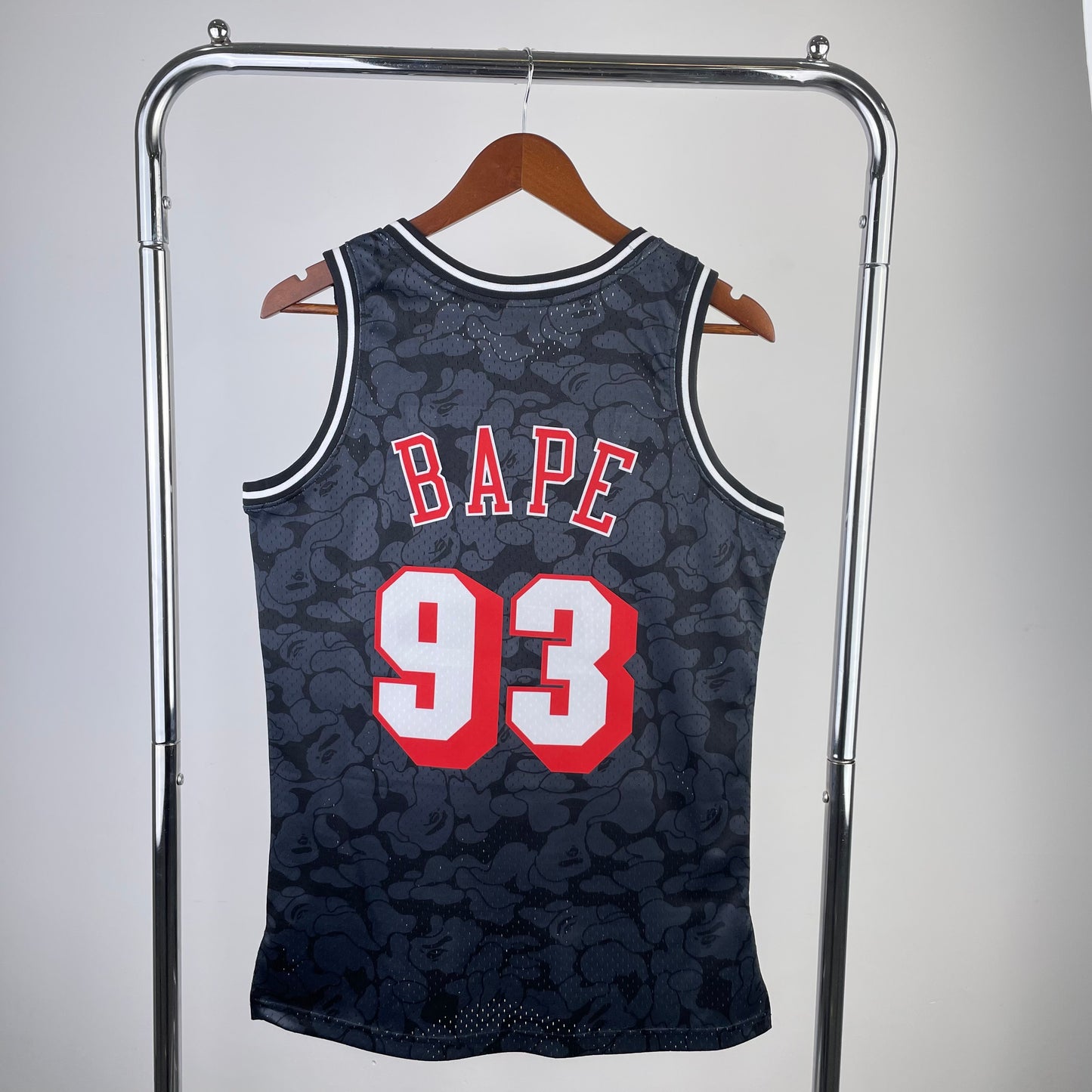 BAPE×M&N Joint Vest: Miami Heat Black NBA #93 | NBA | NBA | Betty ali Chinese suppliers