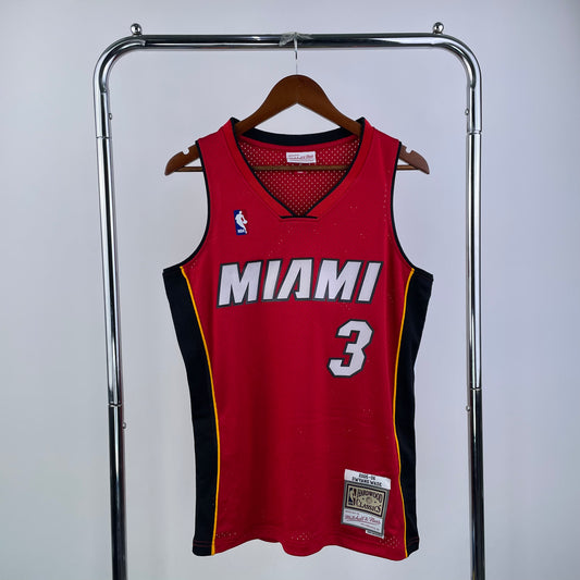 MN heat-pressed retro jersey: SW Heat 05/06 season red #3 NBA | NBA | NBA | Betty ali Chinese suppliers