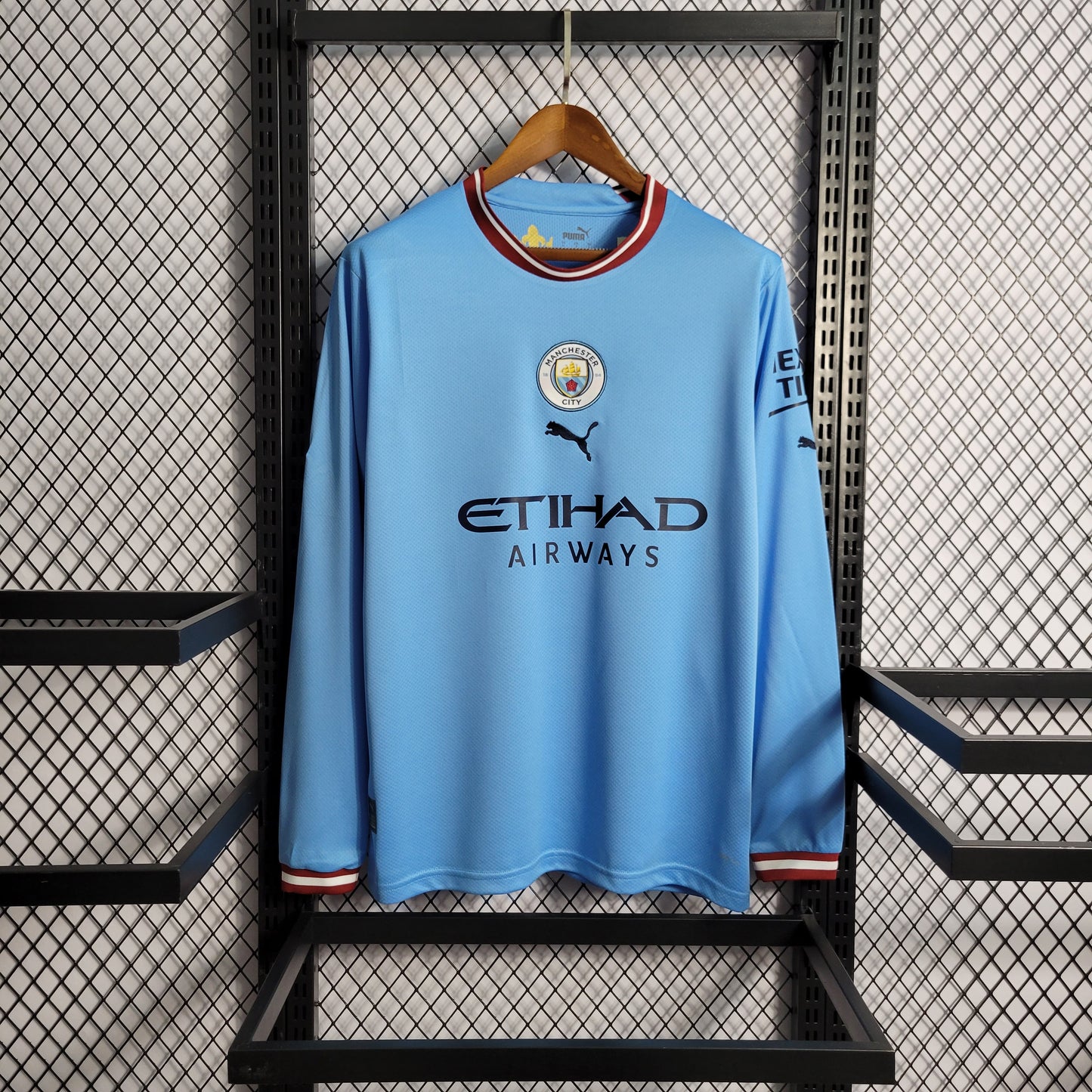 22/23 Long Sleeve Manchester City Home S-XXL|）（Men's Fan Edition） | 衬衫 | M2-1 | 中国供应商