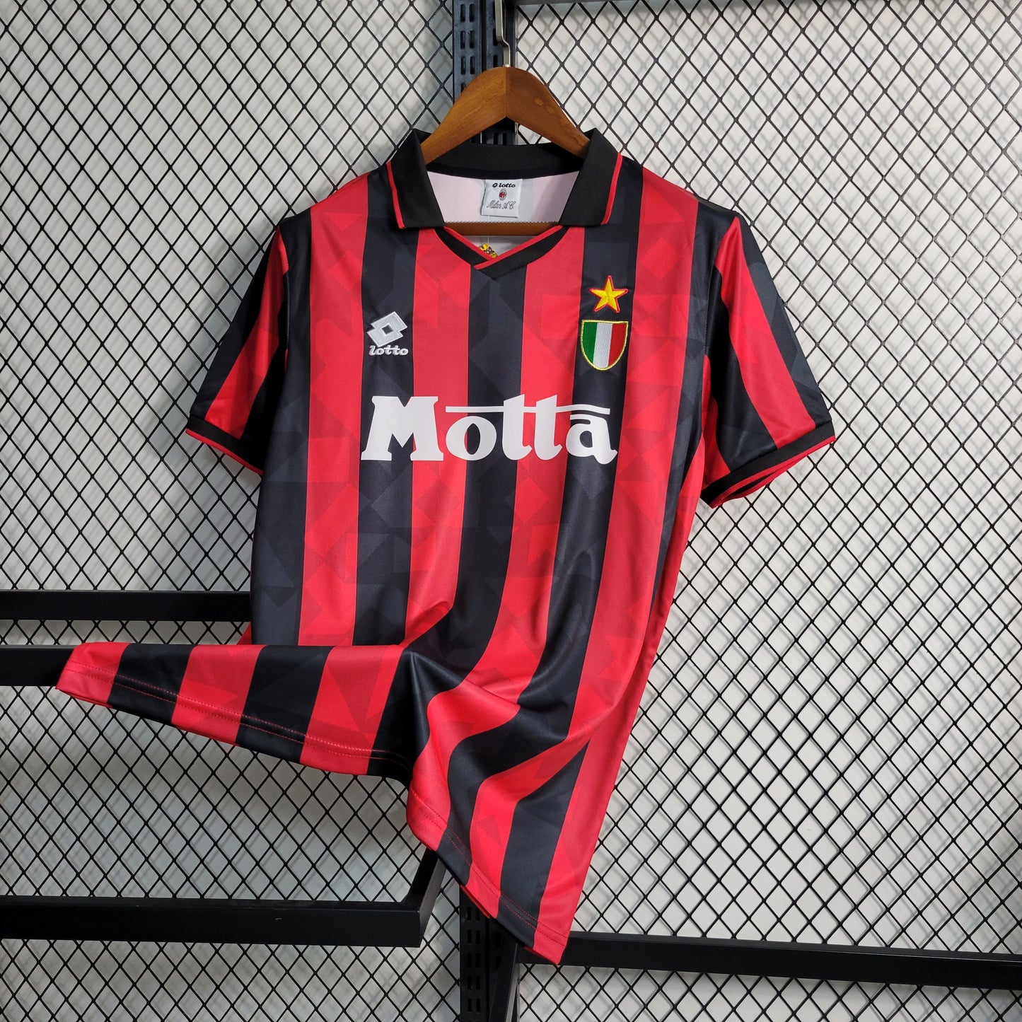 Retro 93-94 AC Milan Home Size S-XXL | 复古/Retro | R | Betty ali Chinese suppliers