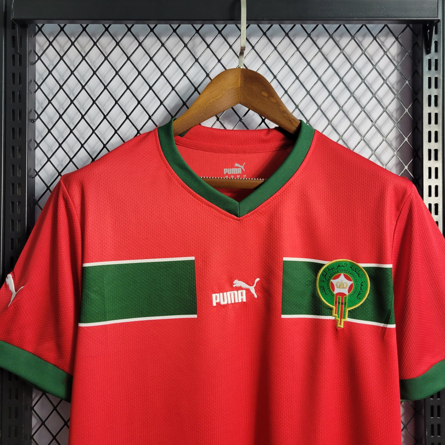 22/23 Morocco home S-XXL（Men's Fan Edition） | 衬衫 | M3-22 | Betty ali Chinese suppliers