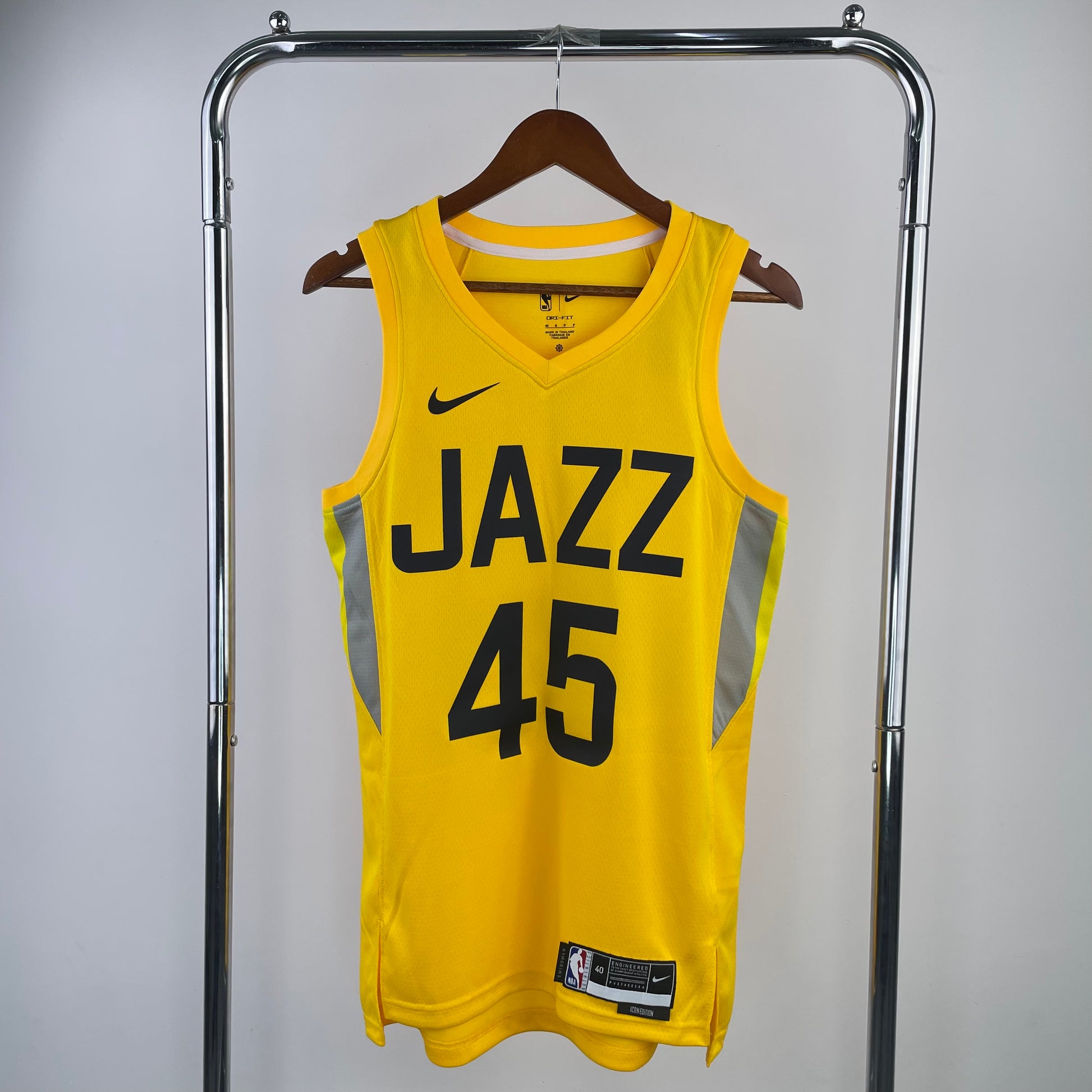 23 season Jazz away yellow NBA : #45#23 #00 | NBA | NBA | Betty ali Chinese suppliers