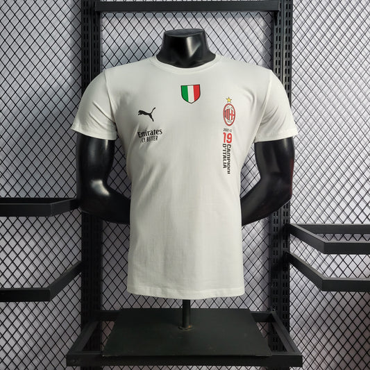 22/23 AC Milan Championship 19 Championship Camiseta Comemorativa Branca S-XXL（Men's fan version） | 衬衫 | F2-2 | 中国供应商