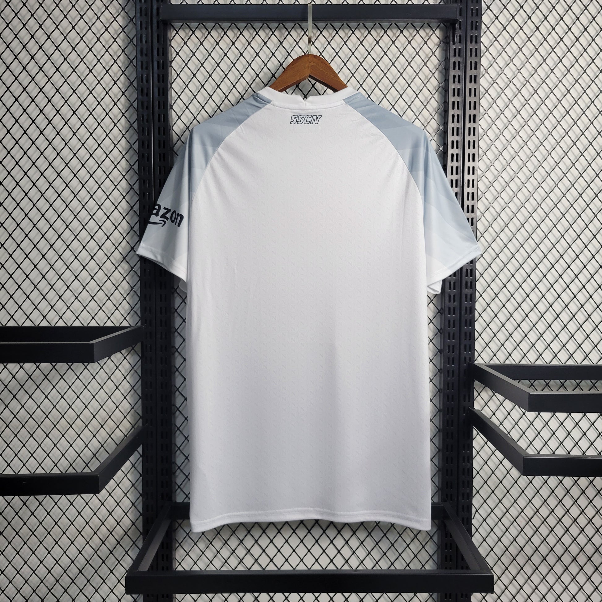 23-24 Naples White away size S-3XL（Men's Fan Edition） | 衬衫 | M2-2 | Betty ali Chinese suppliers