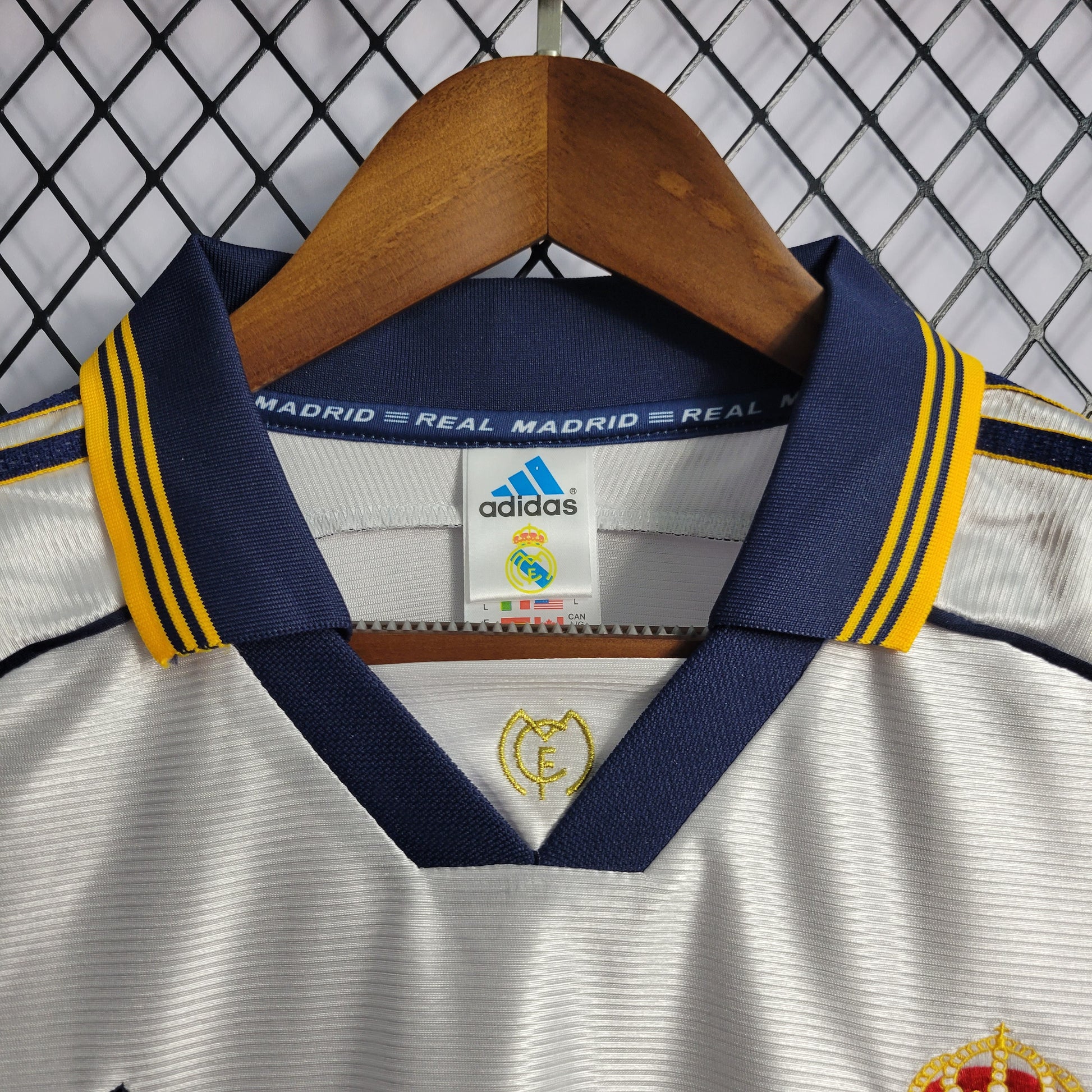 Retro 1998/00 Real Madrid home S-XXL | 复古/Retro | R | Betty ali Chinese suppliers