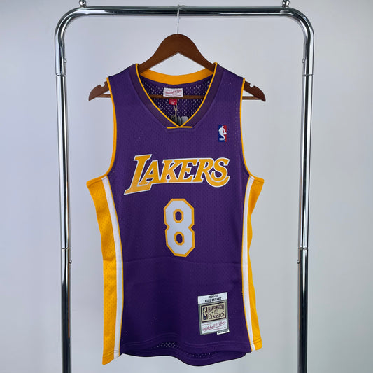 MN hot-pressed retro jersey: SW Lakers 00/01 season V-neck purple  NBA : #8 | NBA | NBA | Betty ali Chinese suppliers