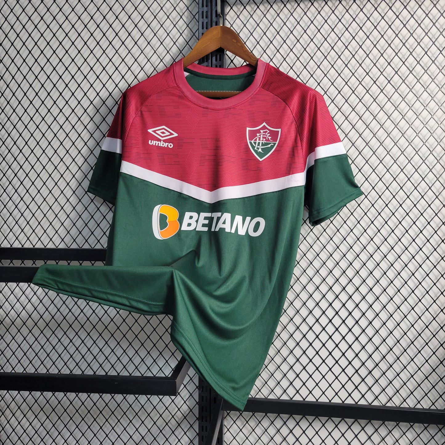 23-24 Fluminense Celestial Training green+Red S-3XL（Men's Fan Edition） | 衬衫 | Betty ali Chinese suppliers