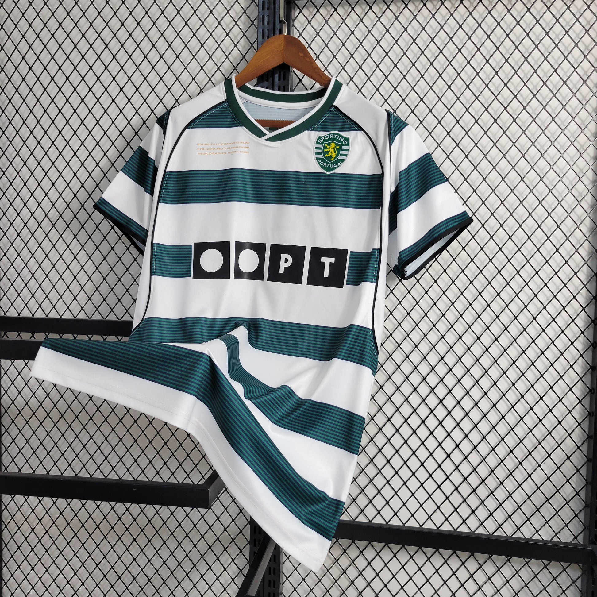 Retro 01-03 Sporting Lisbon, Portugal Home Size S-XXL | 复古/Retro | R | Betty ali Chinese suppliers