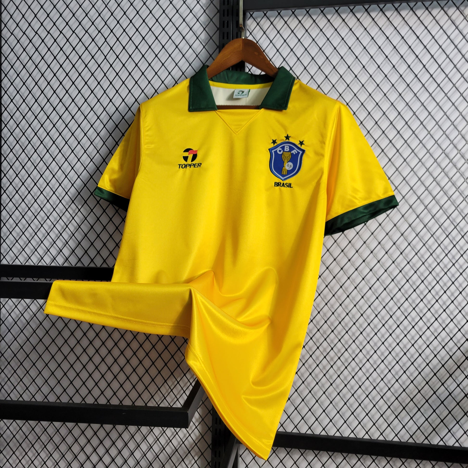 Retro 1988/1990 Brazil Home Size S-XXL | 复古/Retro | R | Betty ali Chinese suppliers