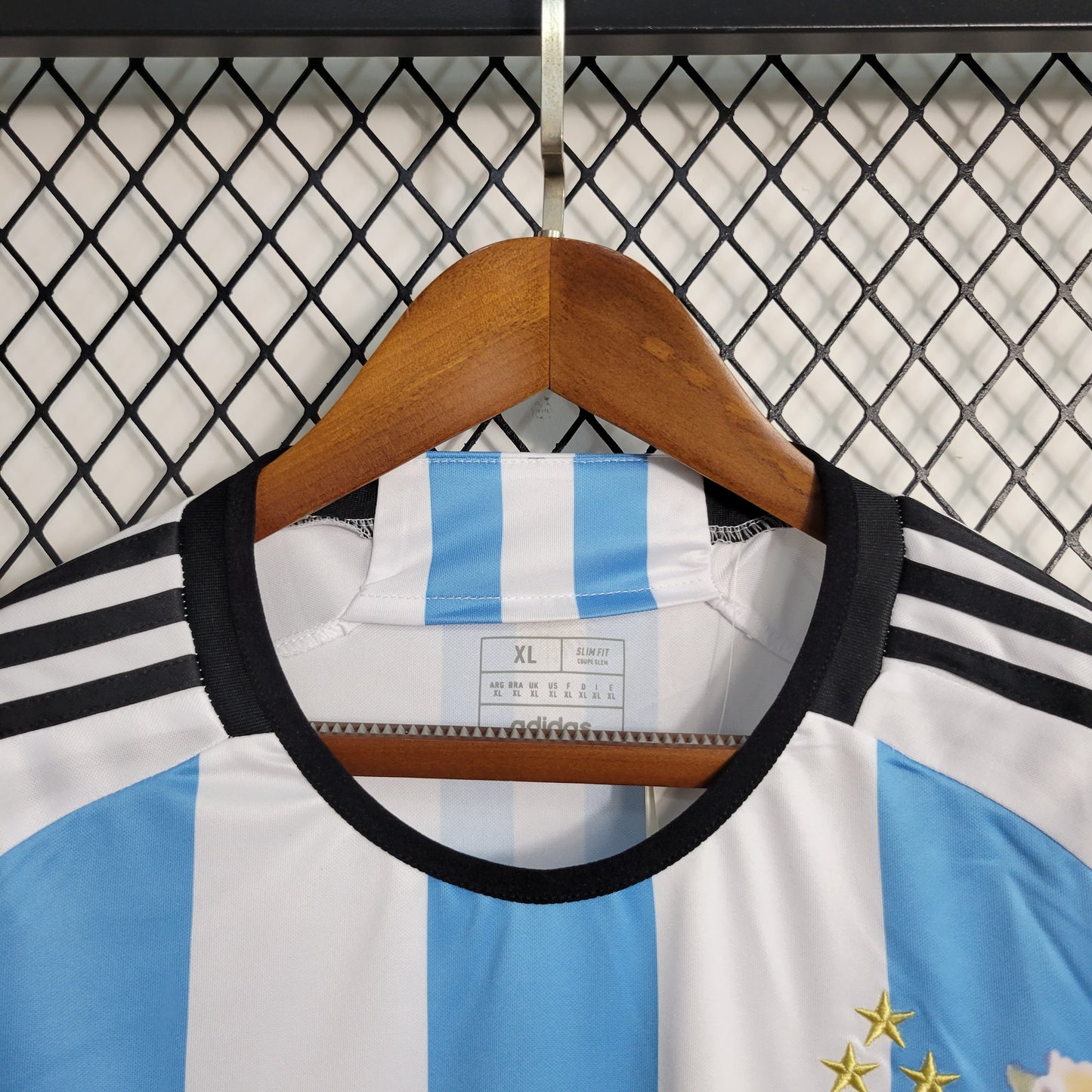 23-24 Argentina World Cup Championship Commemorative Edition Size S-XXL（Men's Fan Edition） | 衬衫 | M3-9 | Betty ali Chinese suppliers