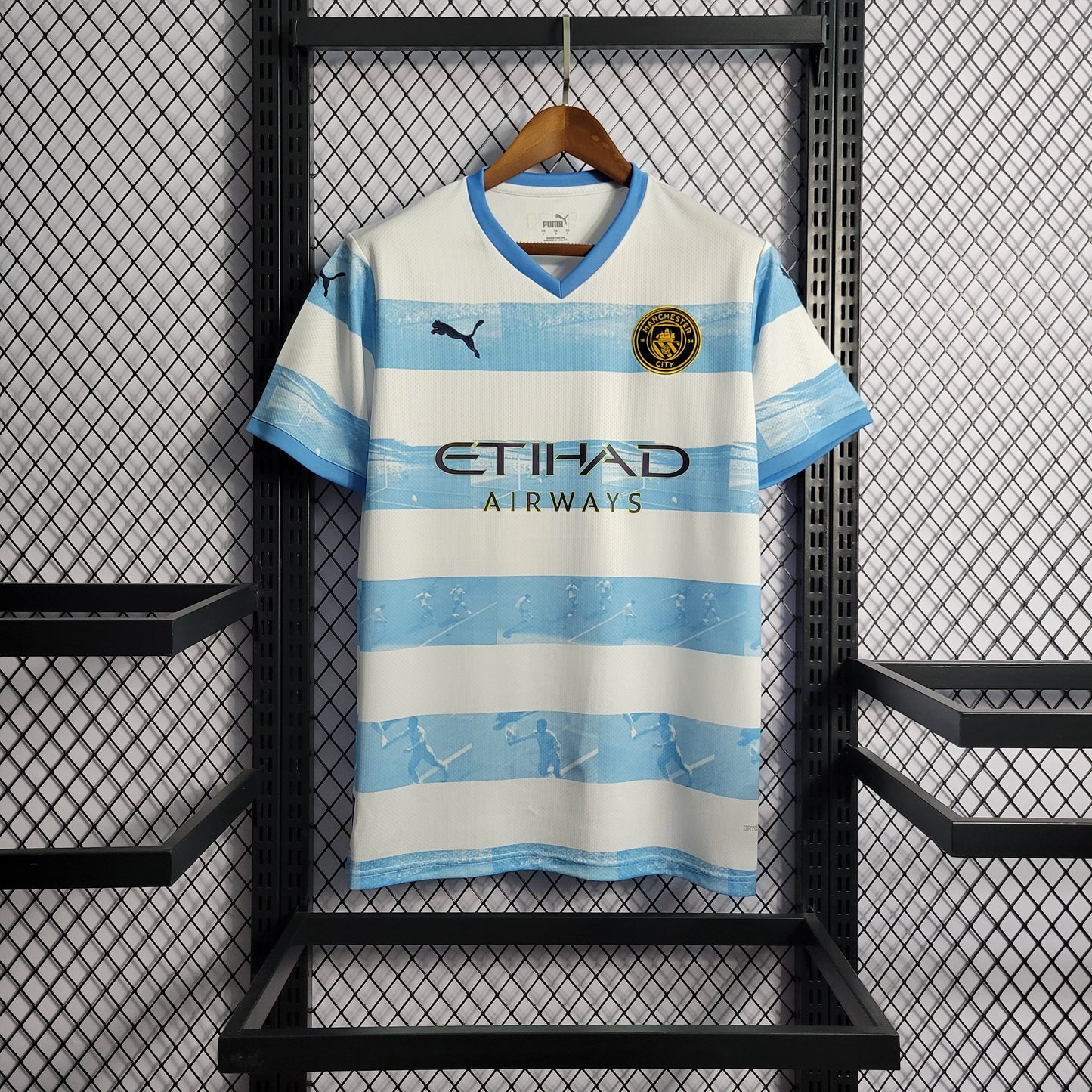 22 / 23 Manchester City commemorative white blue S-XXL（Men's Fan Edition） | 衬衫 | M2-1 | 中国供应商