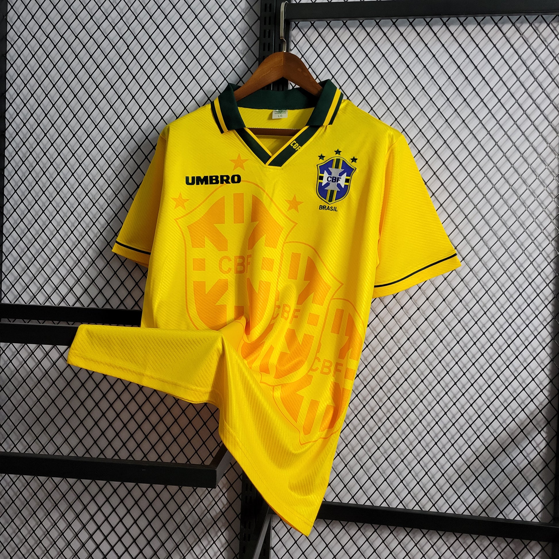 Embroidered Edition 1993/94 Brazil Home Retro S-XXL | 复古/Retro | R | Betty ali Chinese suppliers