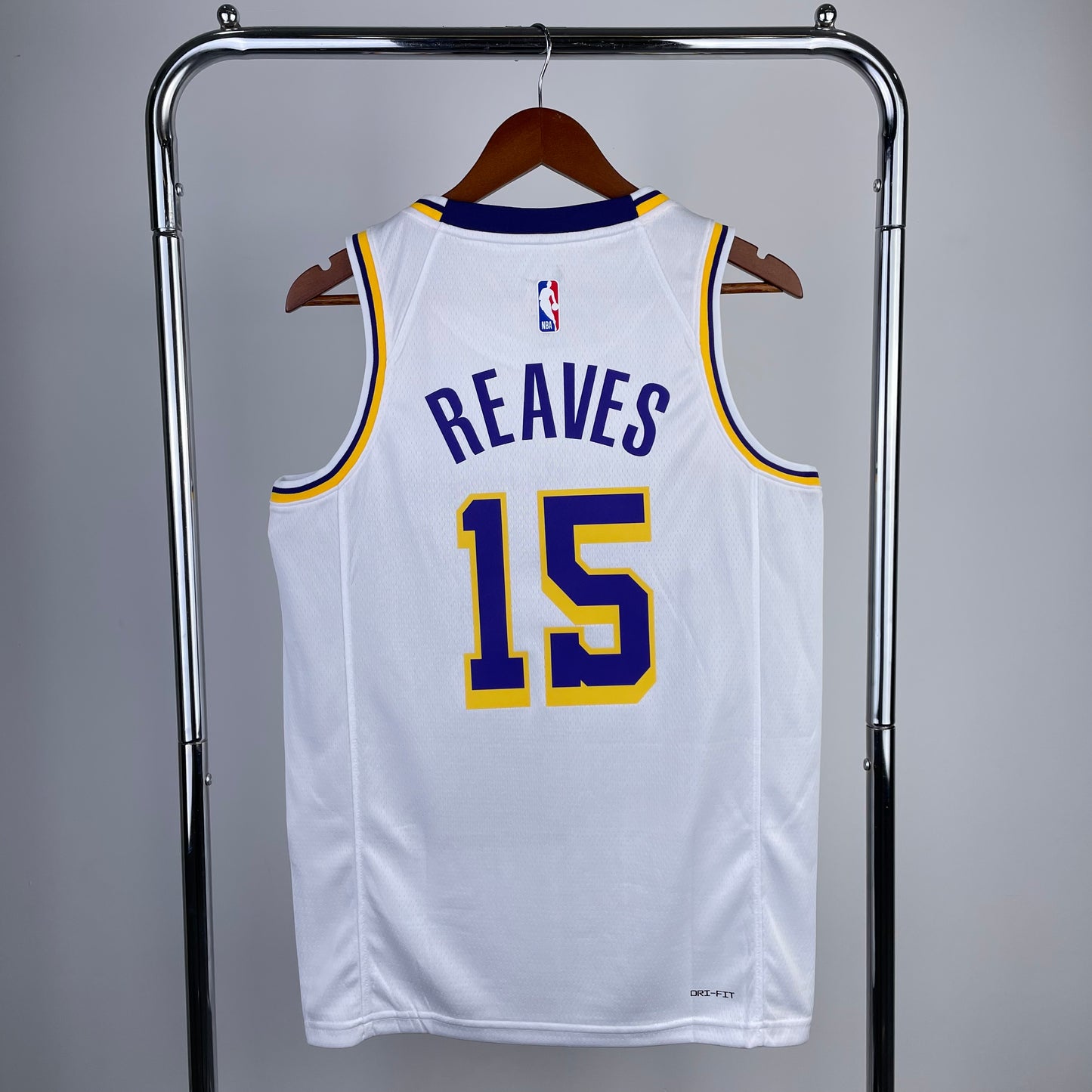 23 season Lakers round neck white #15 Rivers NBA | NBA | NBA | Betty ali Chinese suppliers