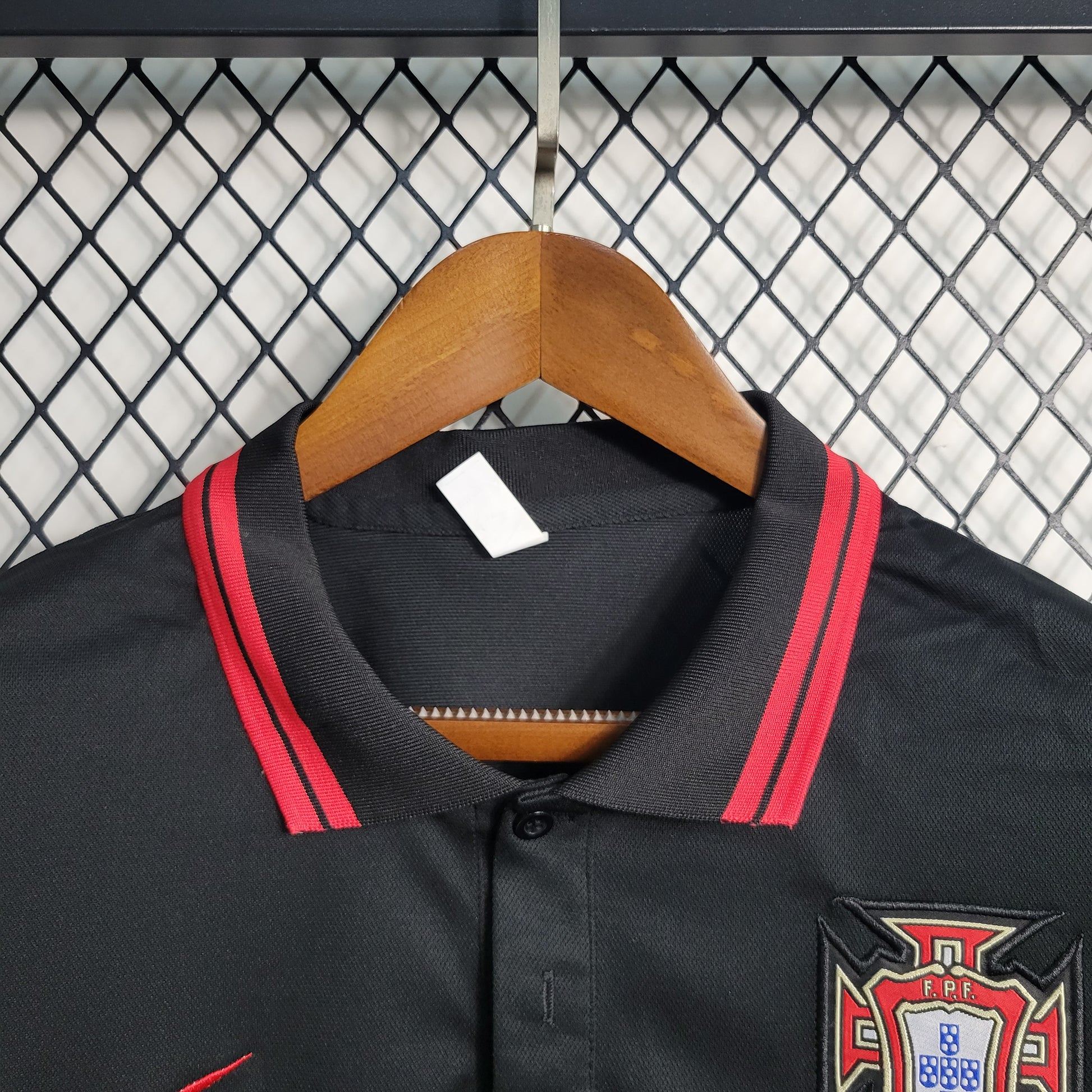 23-24 PORTUGAL BLACK POLO SIZE S-XXL（Men's Fan Edition） | 衬衫 | M3-27 | Betty ali Chinese suppliers