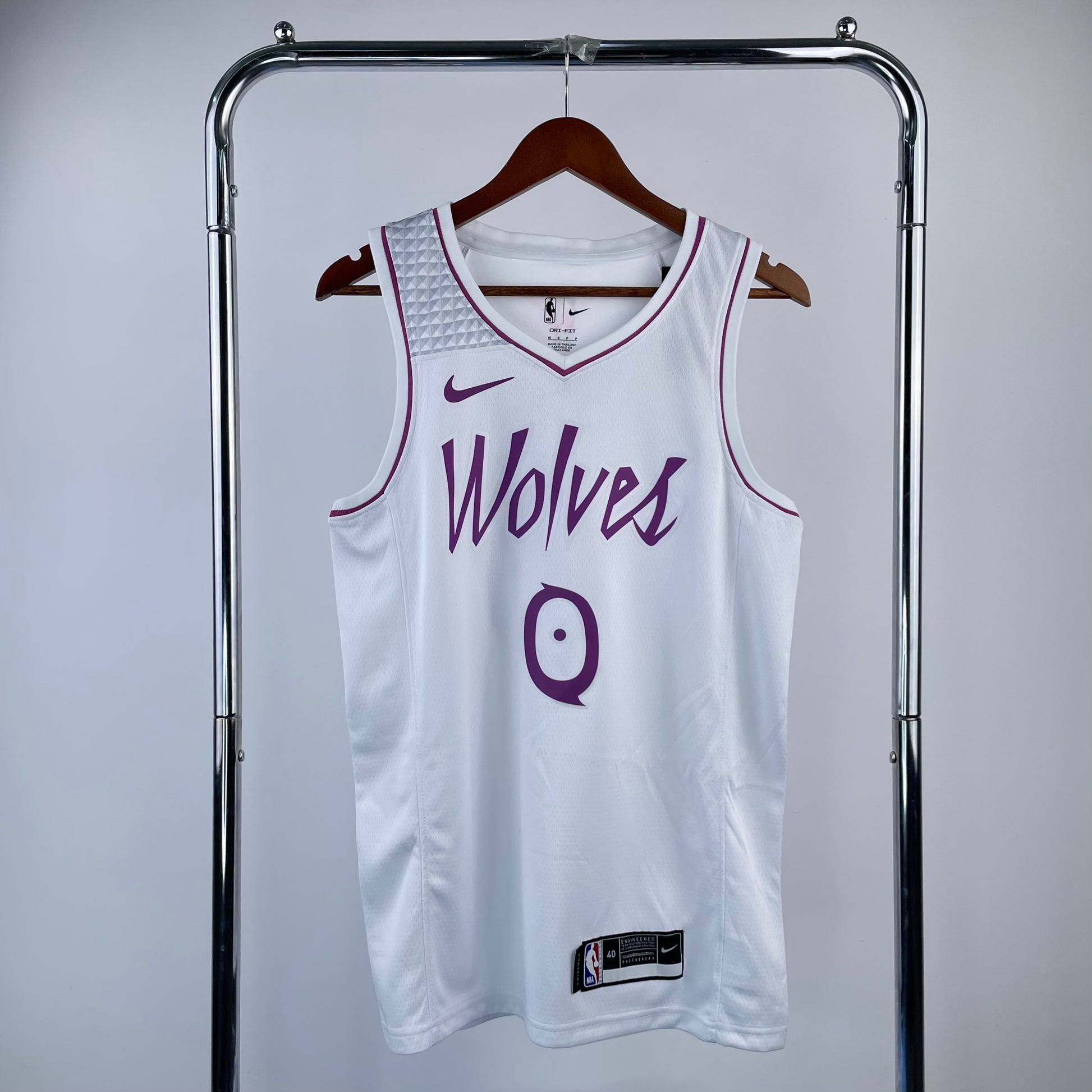 Timberwolves white pink  NBA : #25 #1#0 | NBA | NBA | Betty ali Chinese suppliers