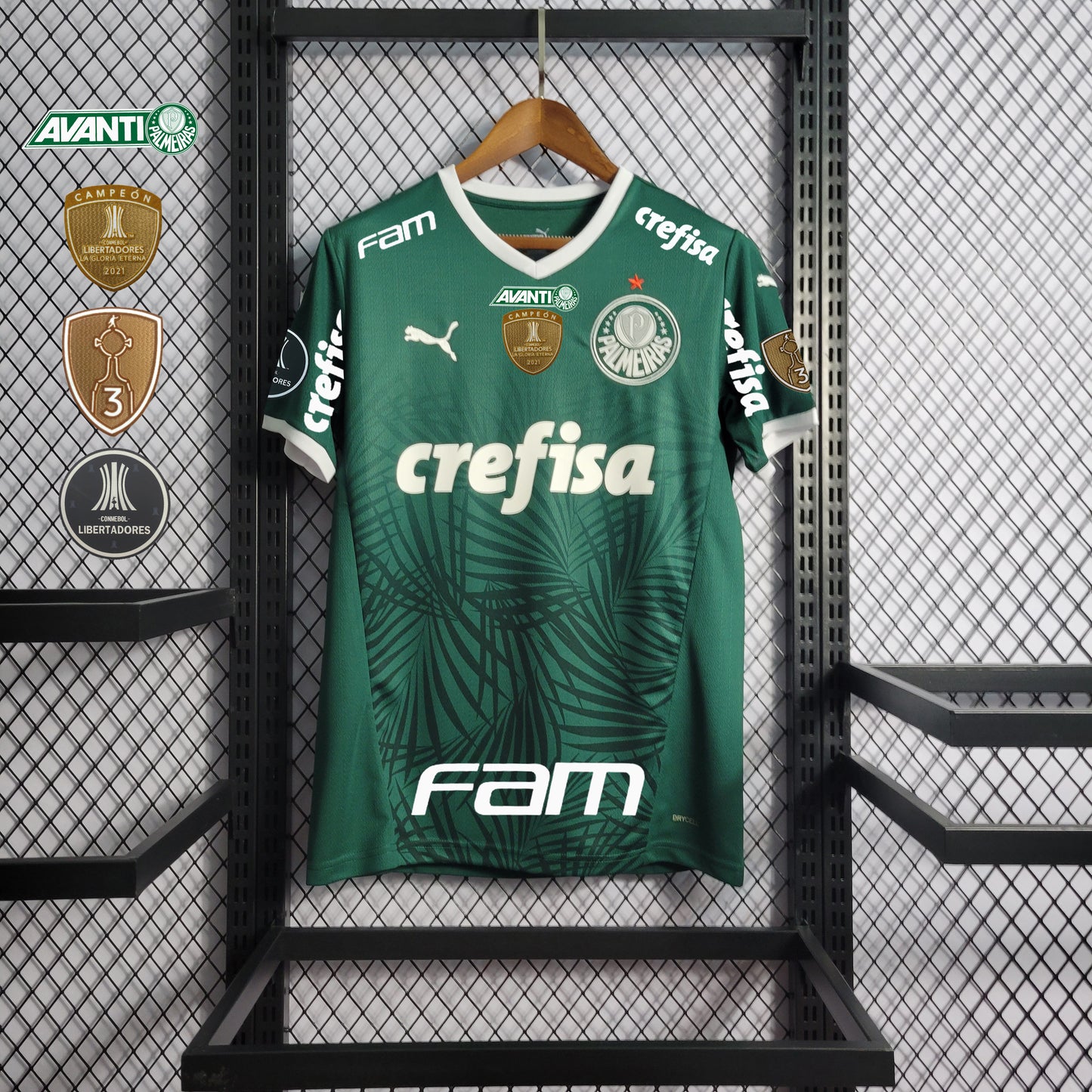 Palmeiras + All Sponsors + Patches（Men's Fan Edition） | 衬衫 | Betty ali Chinese suppliers