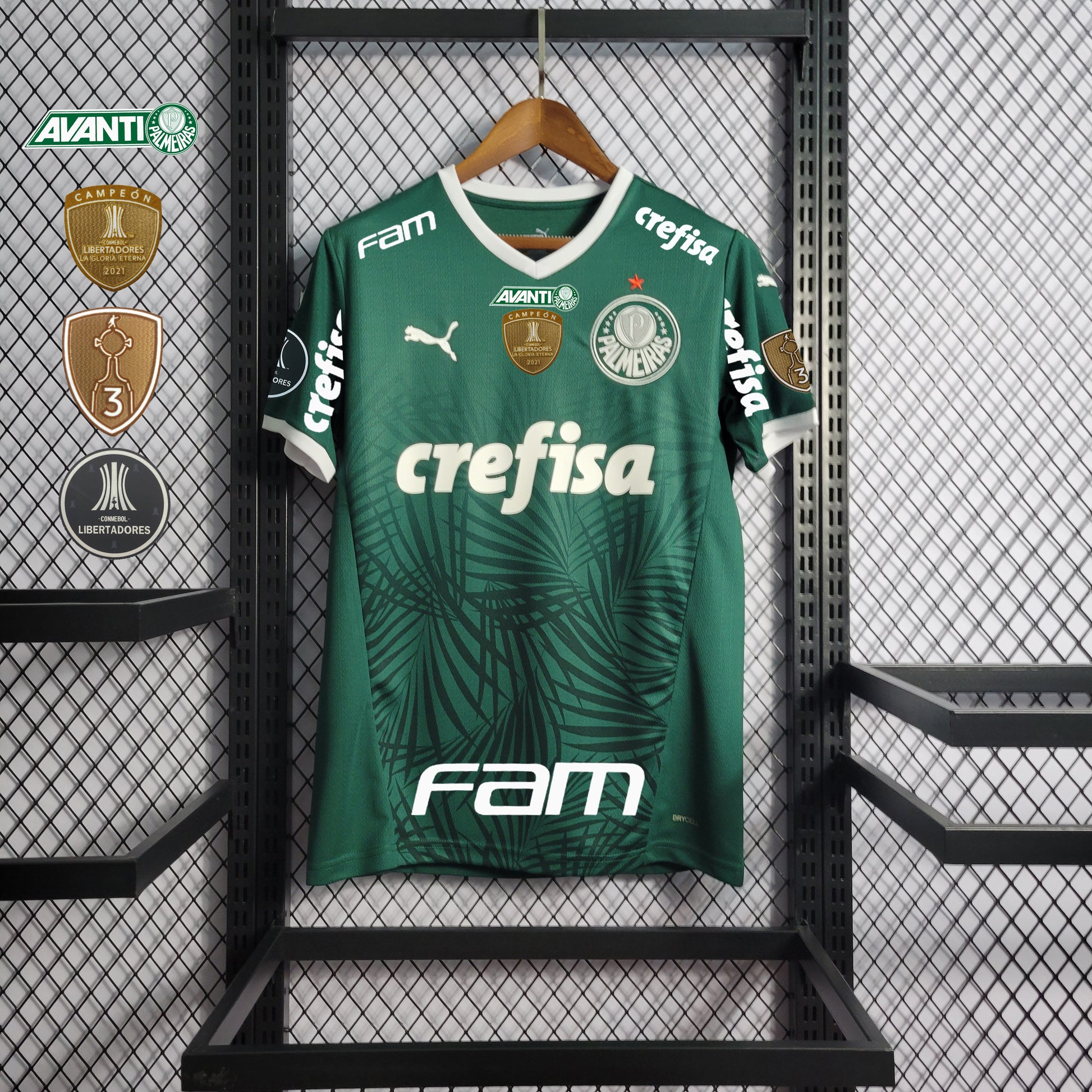 Palmeiras + All Sponsors + Patches（Men's Fan Edition） | 衬衫 | Betty ali Chinese suppliers