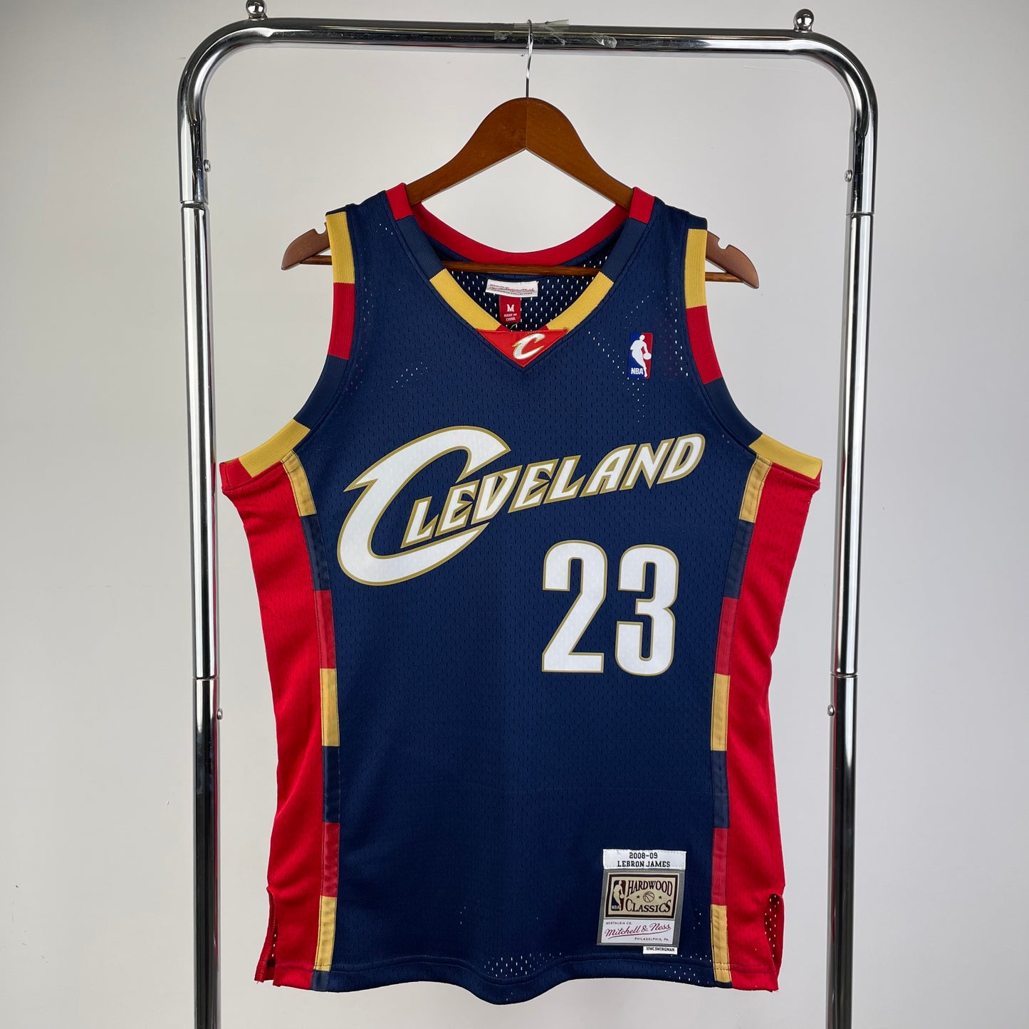 MN hot-pressed retro jersey: SW Cavaliers 08/09 season navy blue NBA : #23 | NBA | NBA | Betty ali Chinese suppliers