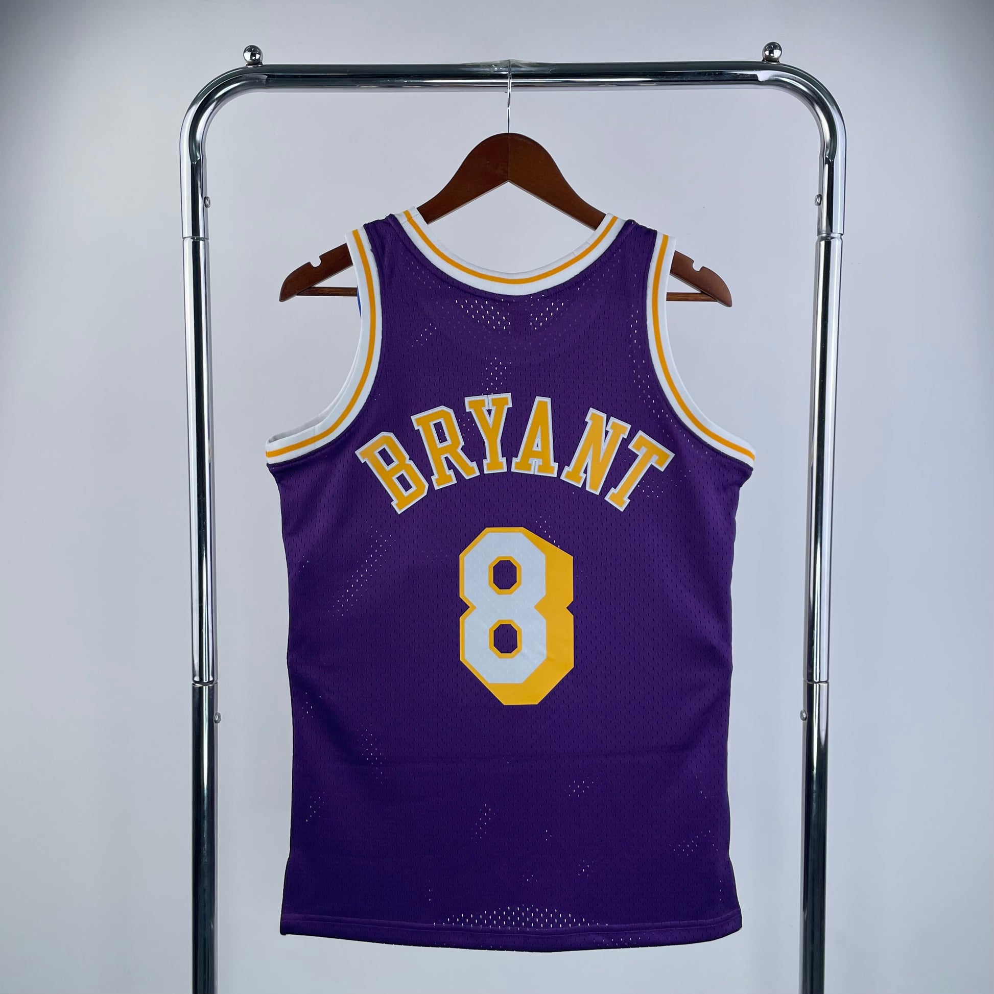 MN hot-pressed retro jersey: SW Lakers 96/97 season round neck purple NBA : #8 | NBA | NBA | Betty ali Chinese suppliers