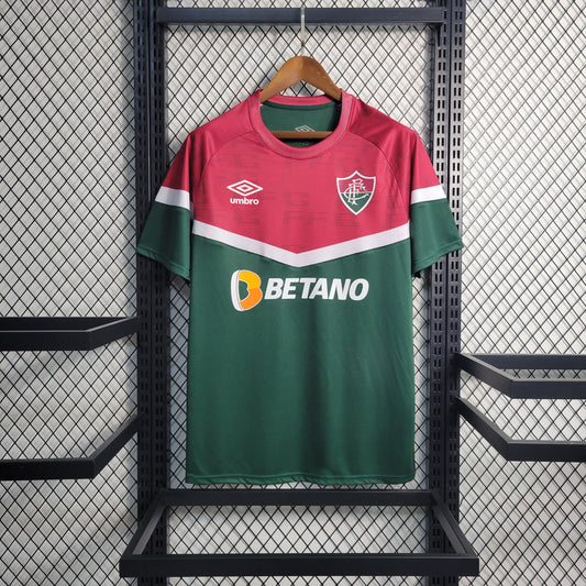 23-24 Fluminense Celestial Training green+Red S-3XL（Men's Fan Edition） | 衬衫 | Betty ali Chinese suppliers