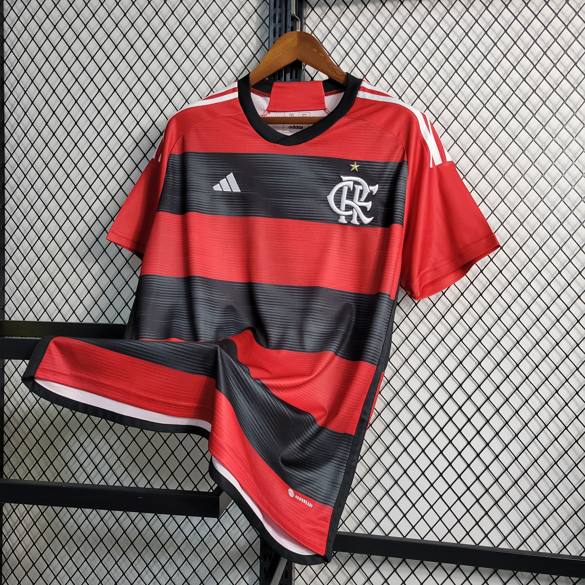 23-24 Flamengo home size S-4XL（Men's Fan Edition） | 衬衫 | M1-1 | Betty ali Chinese suppliers