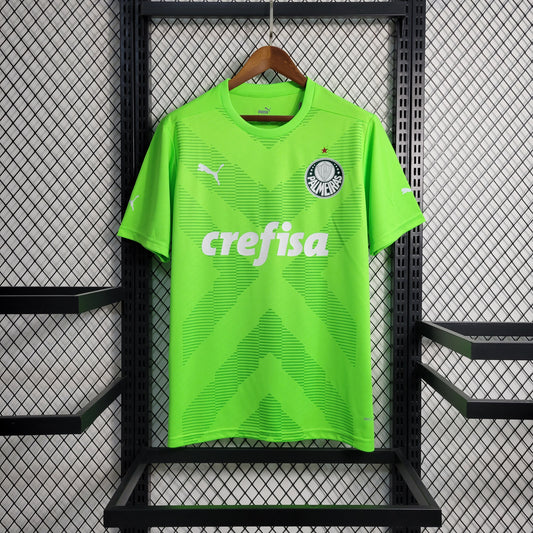 23-24 Palmeiras fluorescent green goalkeeper size S-XXL（Men's Fan Edition） | 衬衫 | Betty ali Chinese suppliers