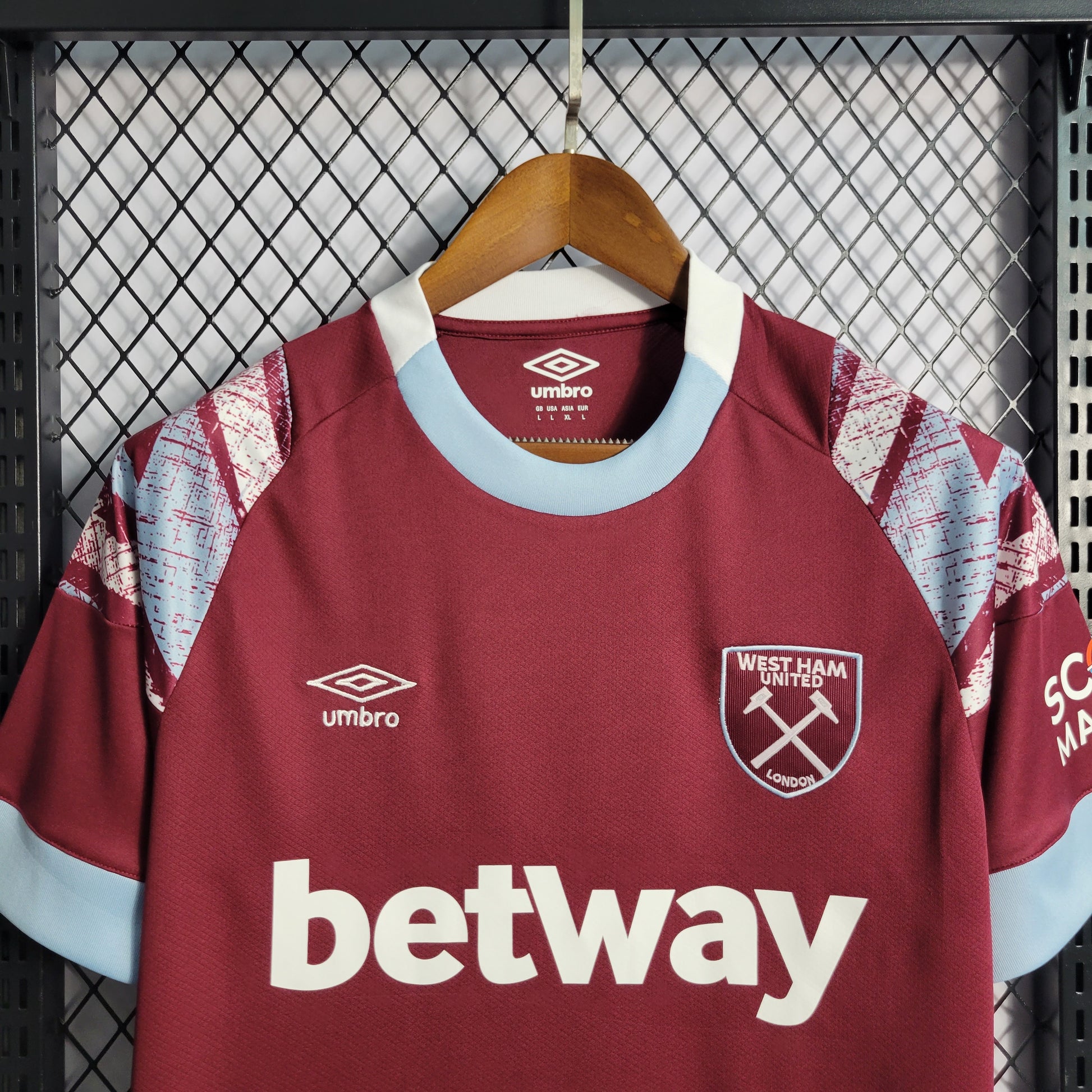 22/23 West Ham home size S-3XL（Men's Fan Edition） | 衬衫 | Betty ali Chinese suppliers