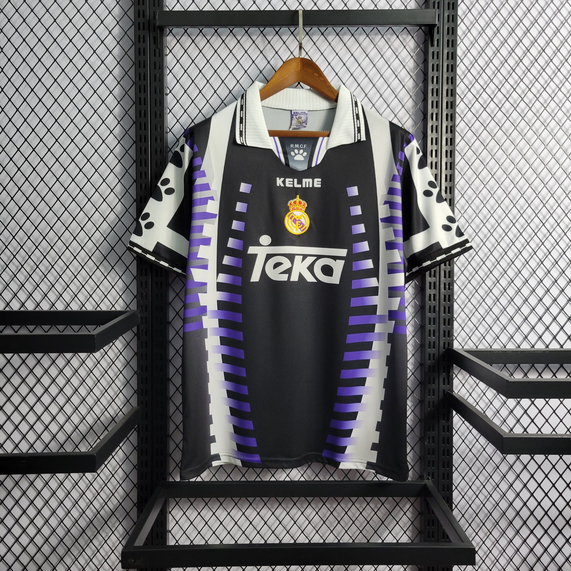 Retro 97/98 Real Madrid 2 away S/2XL | 复古/Retro | R | Betty ali Chinese suppliers