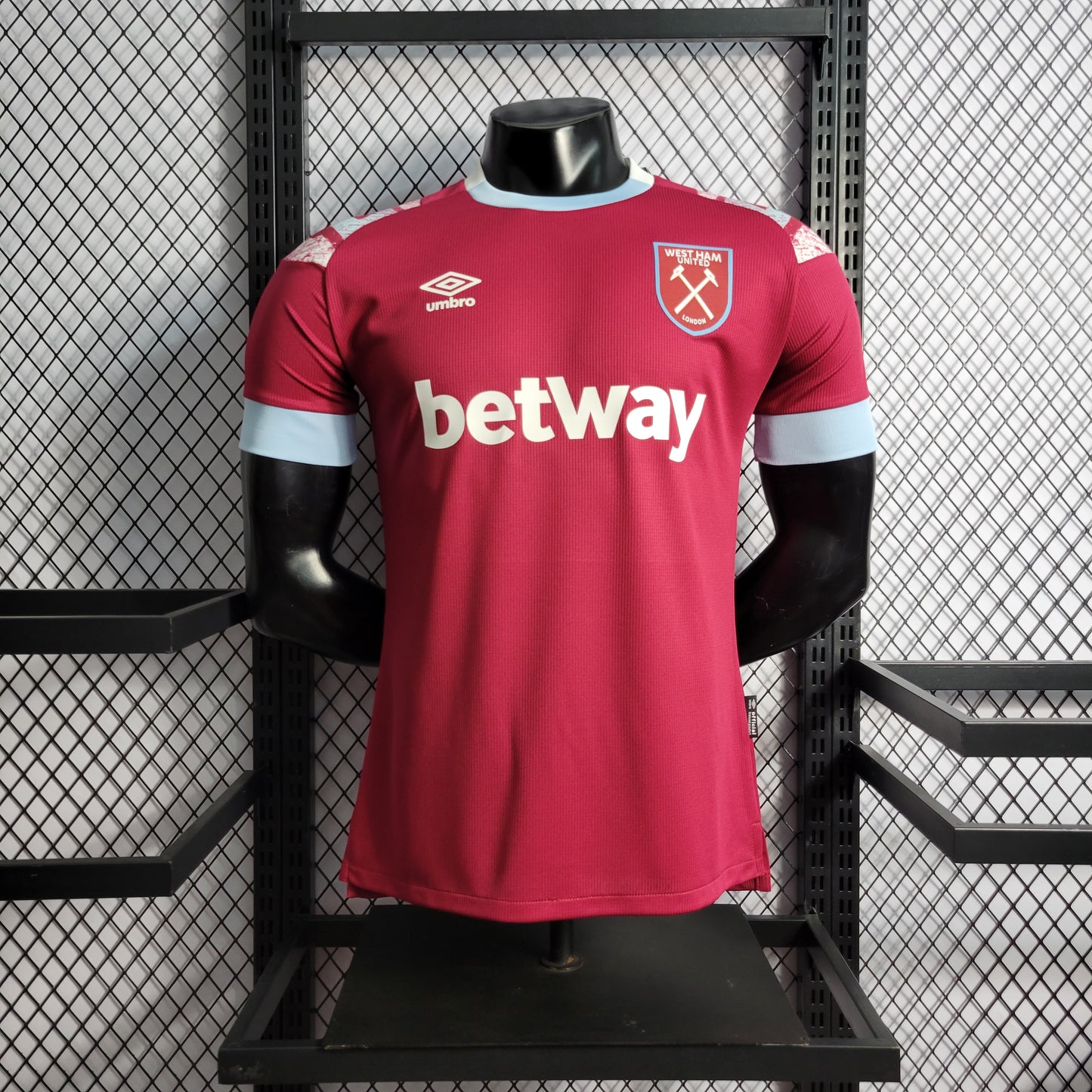 22/23 Player West Ham home S-XXL | 衬衫 | p2-1 | Betty ali Chinese suppliers