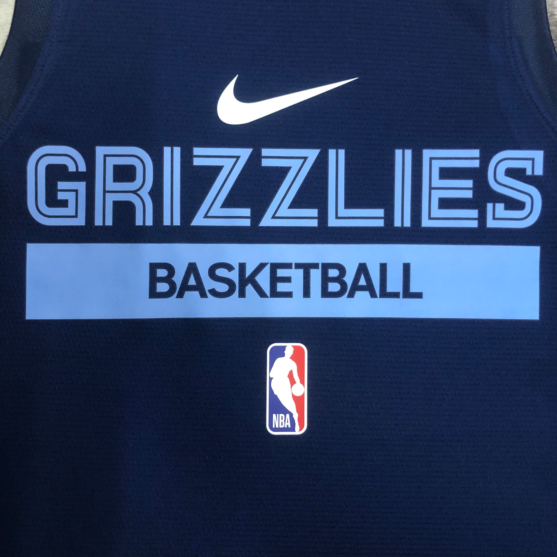 Cyan Grizzlies player training vest for the 23 season NBA | NBA | NBA | Betty ali Chinese suppliers