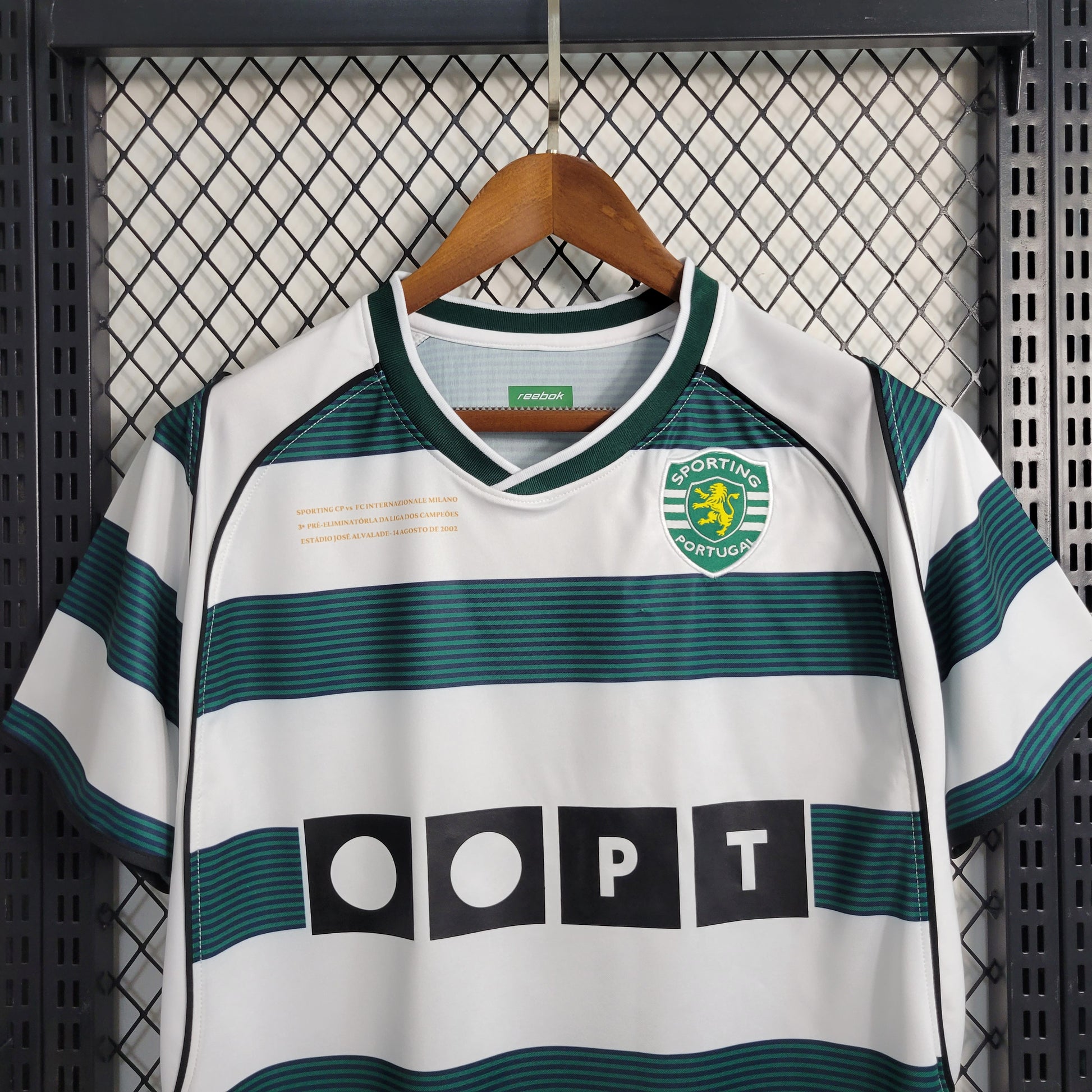 Retro 01-03 Sporting Lisbon, Portugal Home Size S-XXL | 复古/Retro | R | Betty ali Chinese suppliers