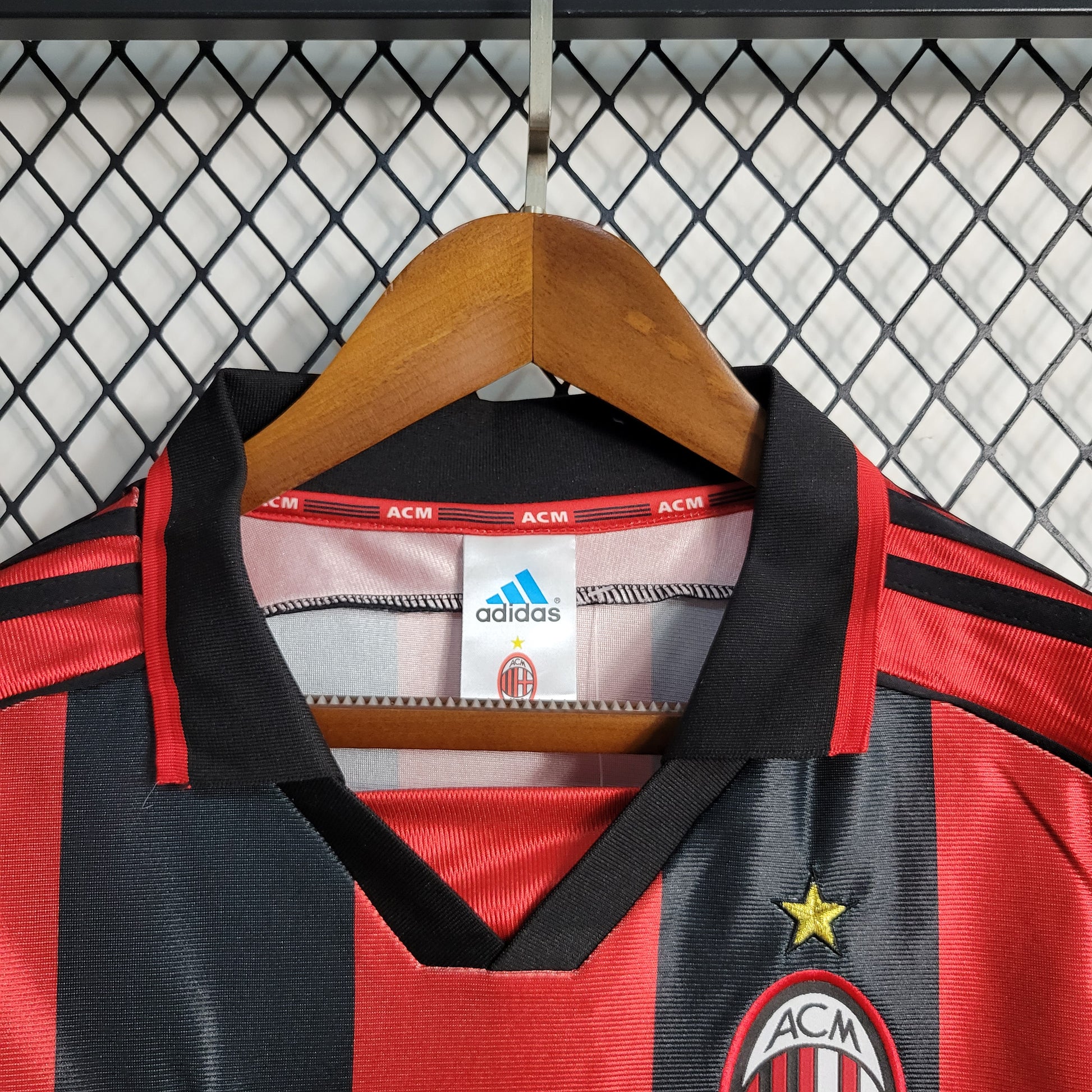 Retro 1998/99 AC Milan Home Size S-XXL | 复古/Retro | R | Betty ali Chinese suppliers