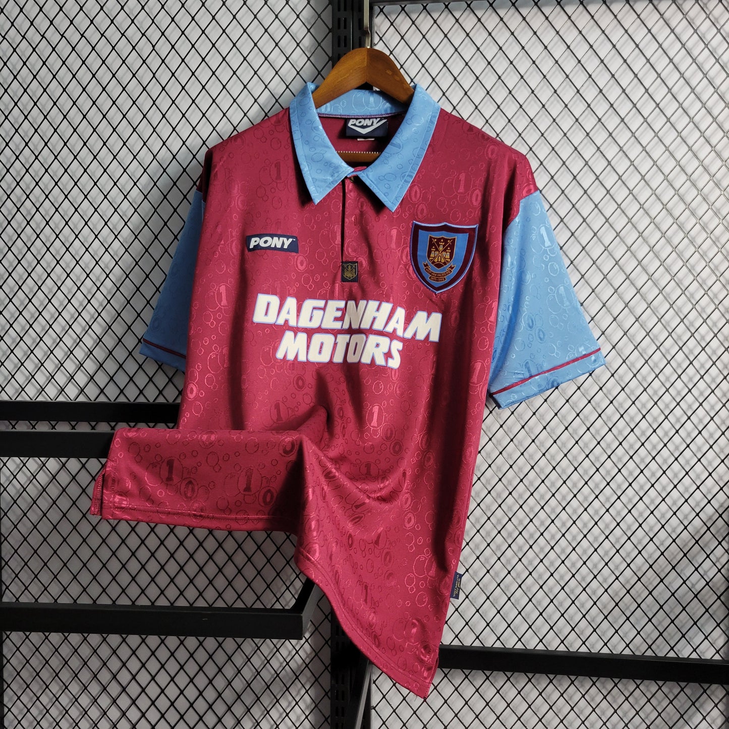 Retro 1995-97 West Ham home S-XXL | 复古/Retro | R | Betty ali Chinese suppliers