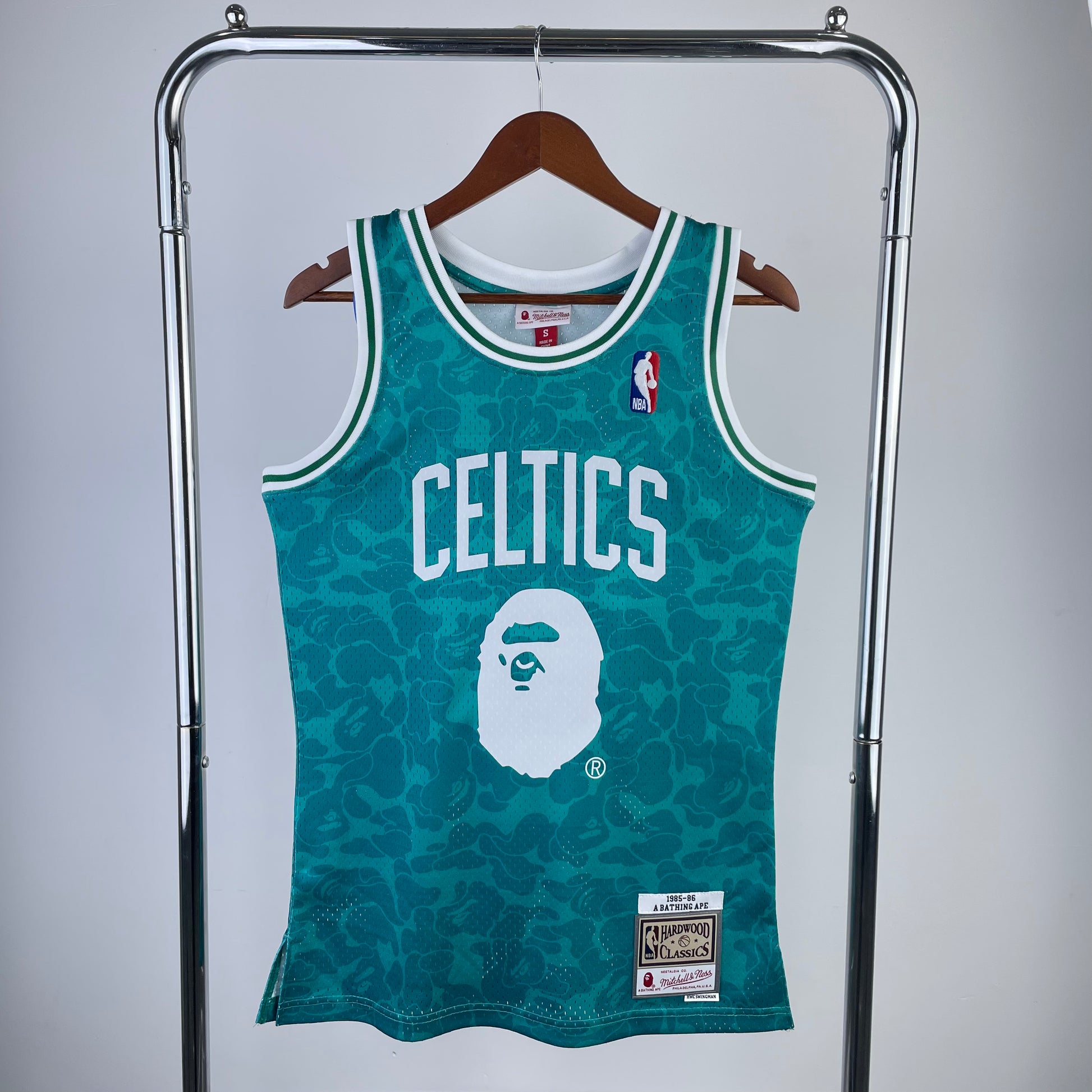 BAPE×M&N Joint Vest: Celtic Ape Head NBA  #93 | NBA | NBA | Betty ali Chinese suppliers